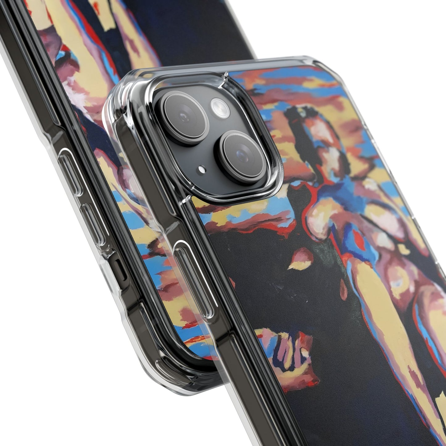 EFe Magnetic Clear printed Impact Case - Unique Phone Protection with Vibrant Painting Design