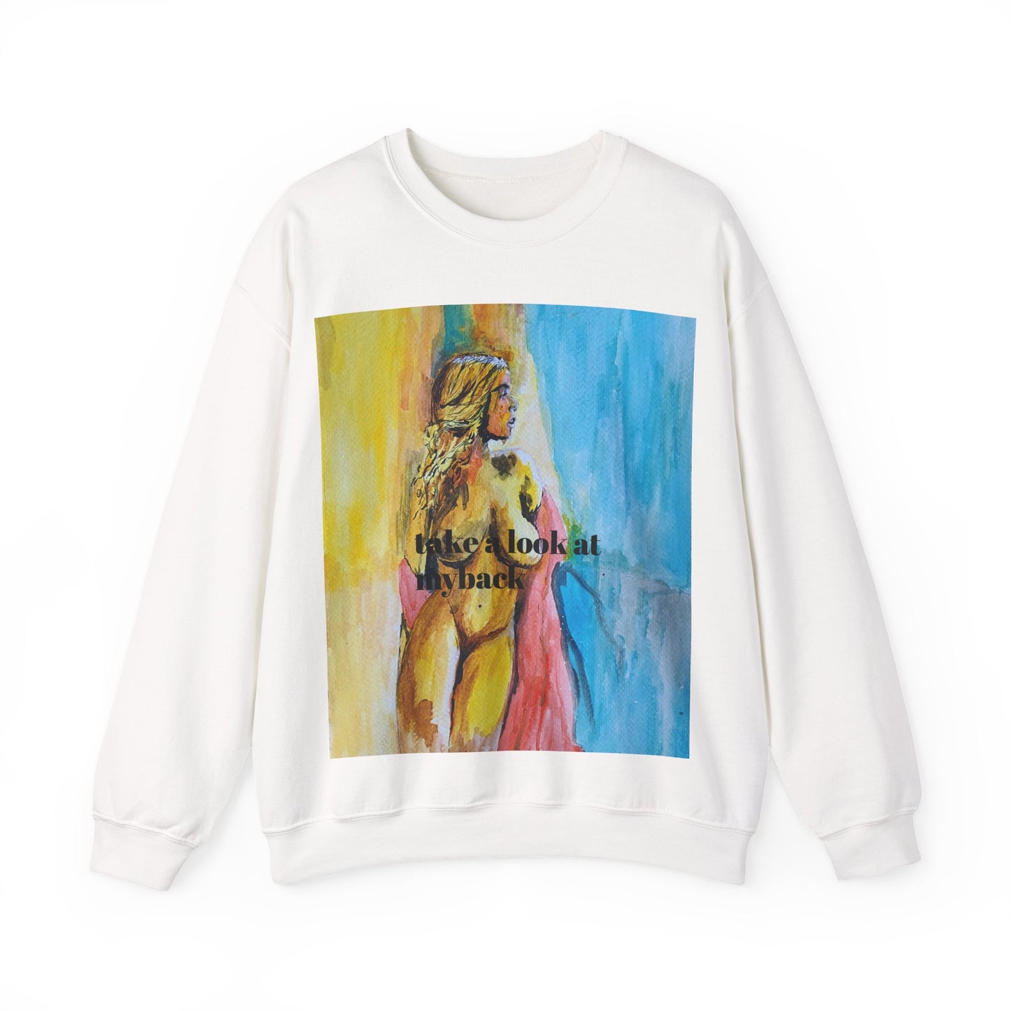 EFeWear Crewneck Sweatshirt 'Take a Look at My Back'