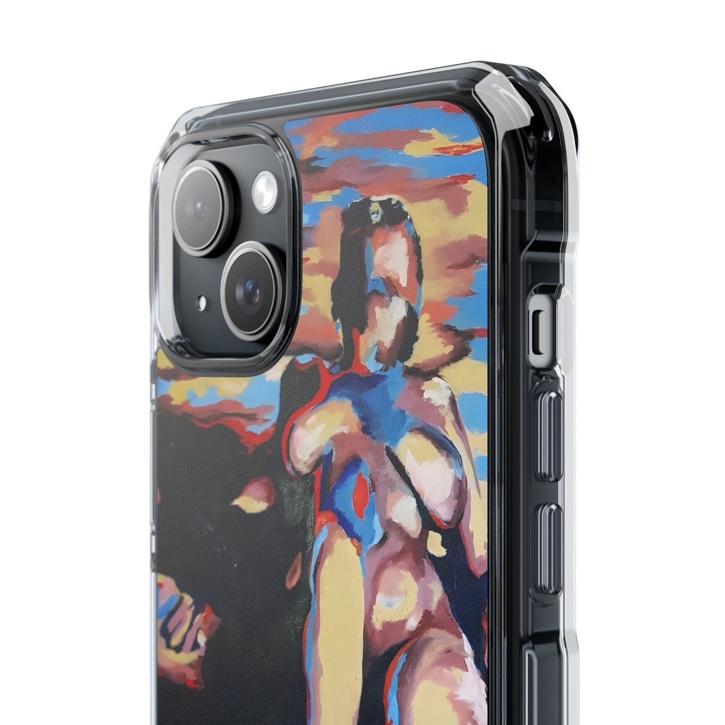 EFe Magnetic Clear printed Impact Case - Unique Phone Protection with Vibrant Painting Design