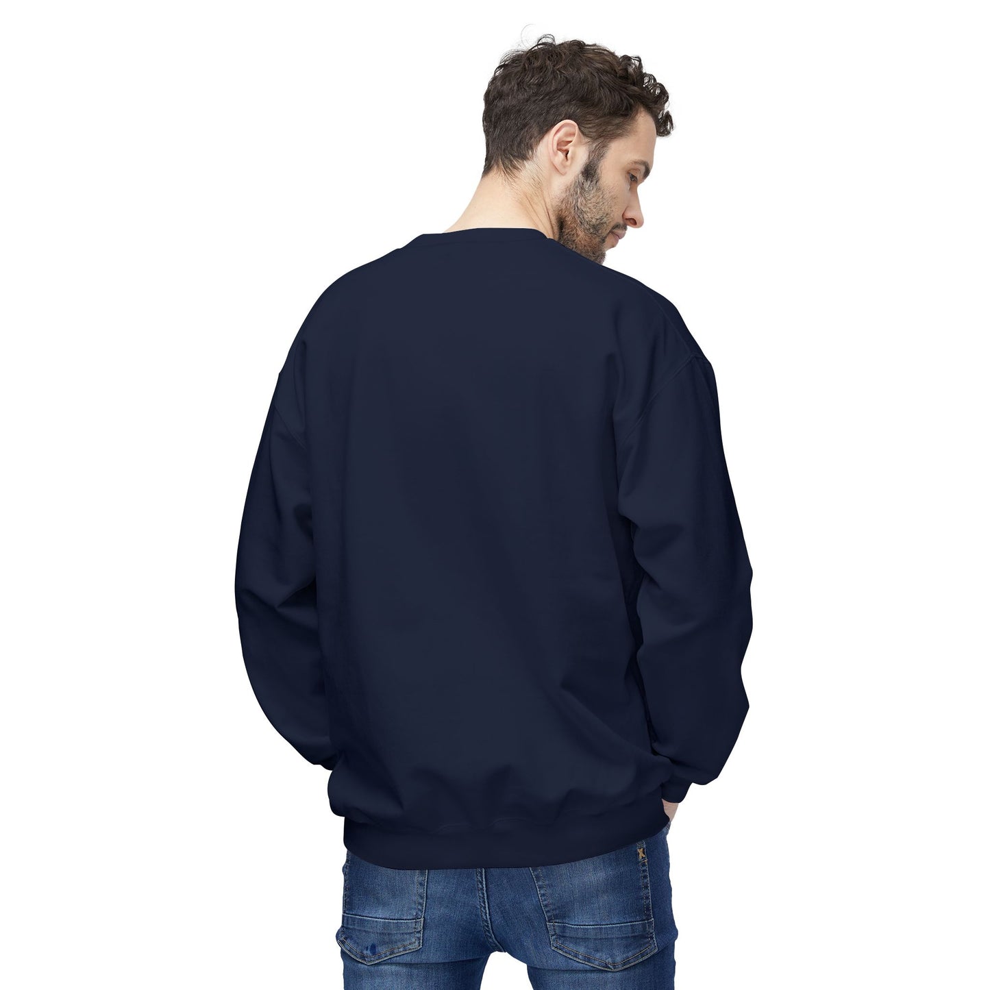 EFe Unisex Fleece Crewneck Sweatshirt - Colorful Abstract Design