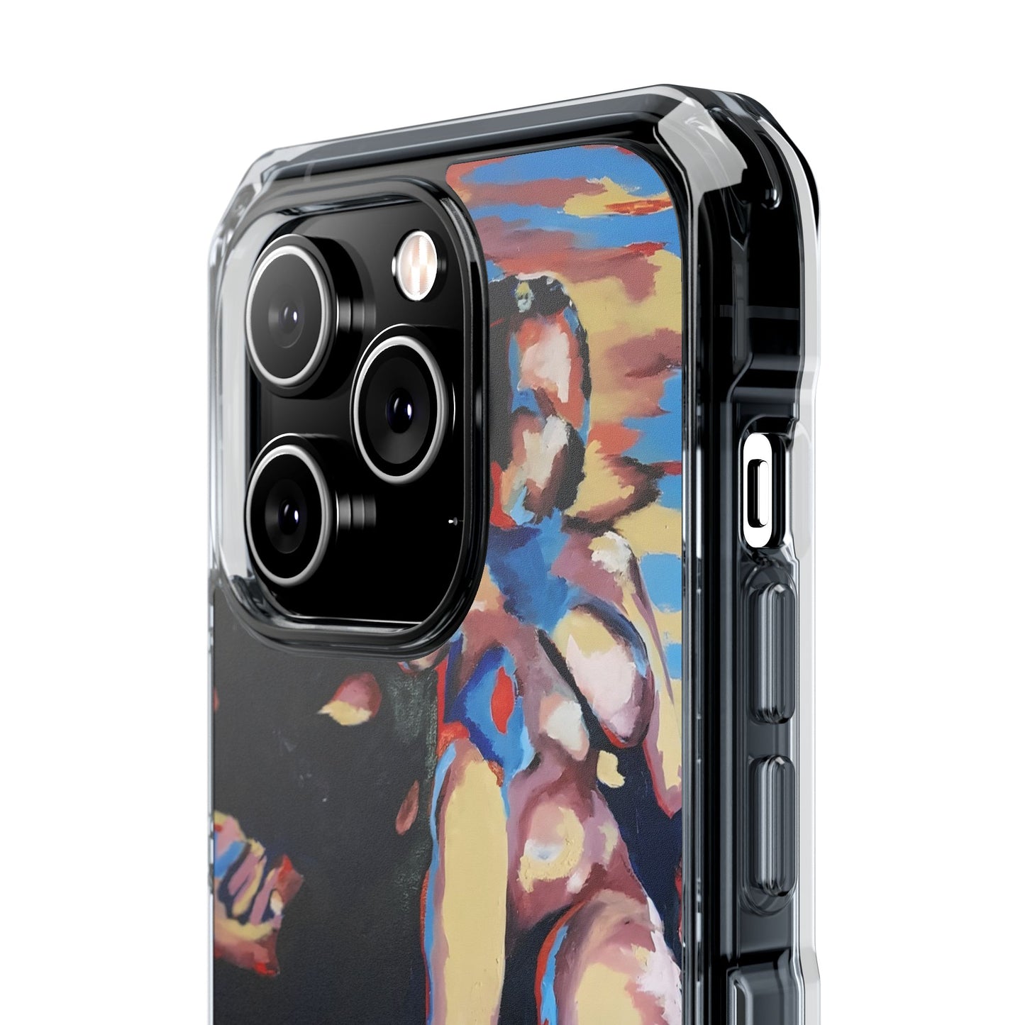 EFe Magnetic Clear printed Impact Case - Unique Phone Protection with Vibrant Painting Design