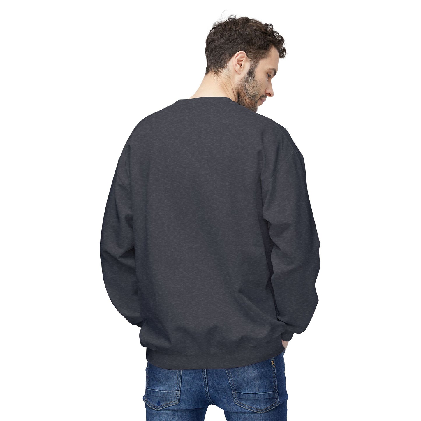 EFe Unisex Fleece Crewneck Sweatshirt - Colorful Abstract Design