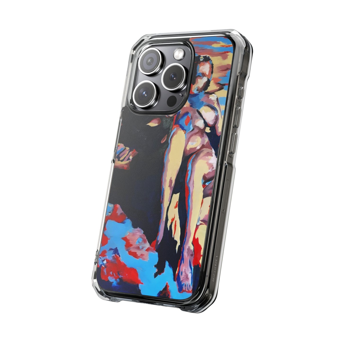 EFe Magnetic Clear printed Impact Case - Unique Phone Protection with Vibrant Painting Design