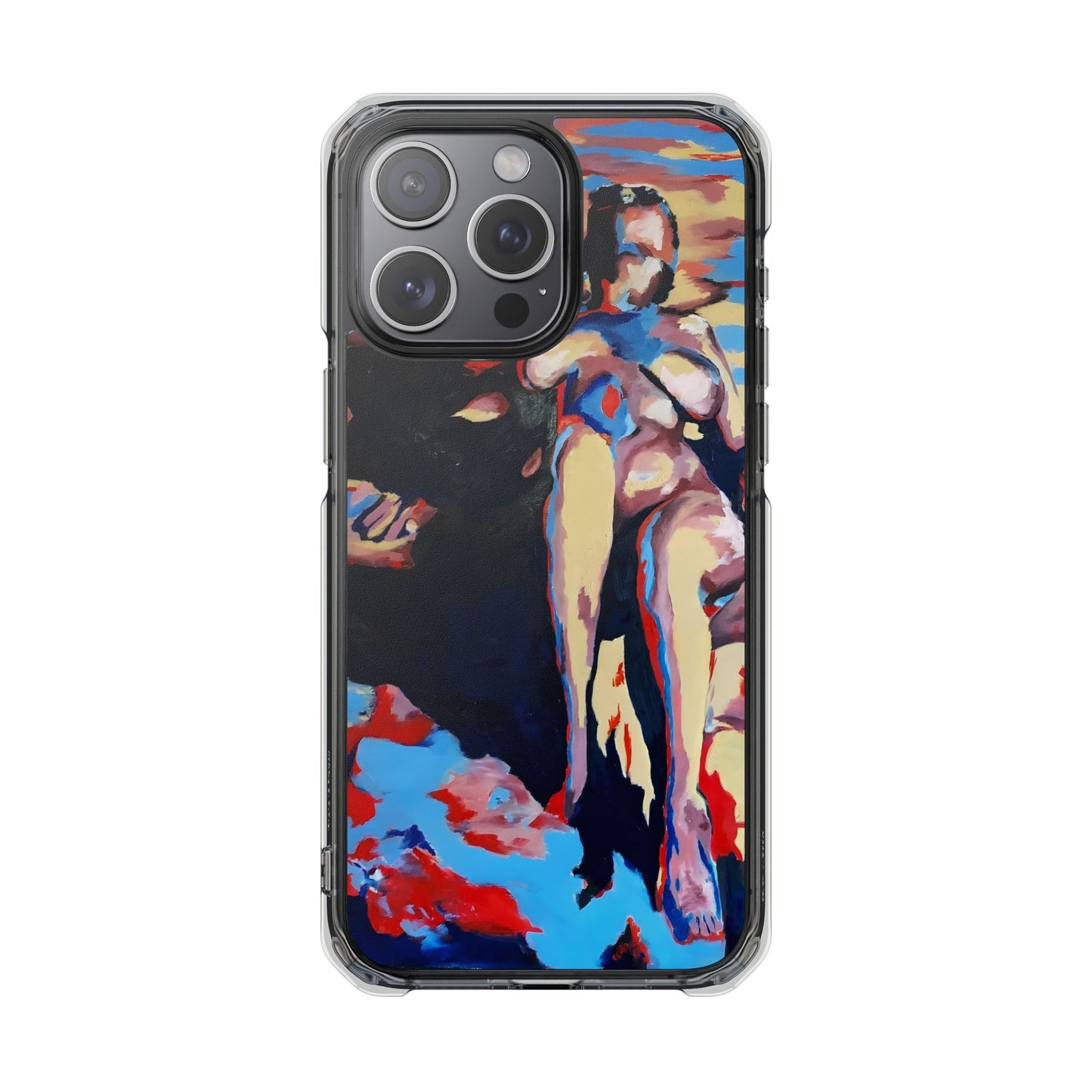EFe Magnetic Clear printed Impact Case - Unique Phone Protection with Vibrant Painting Design