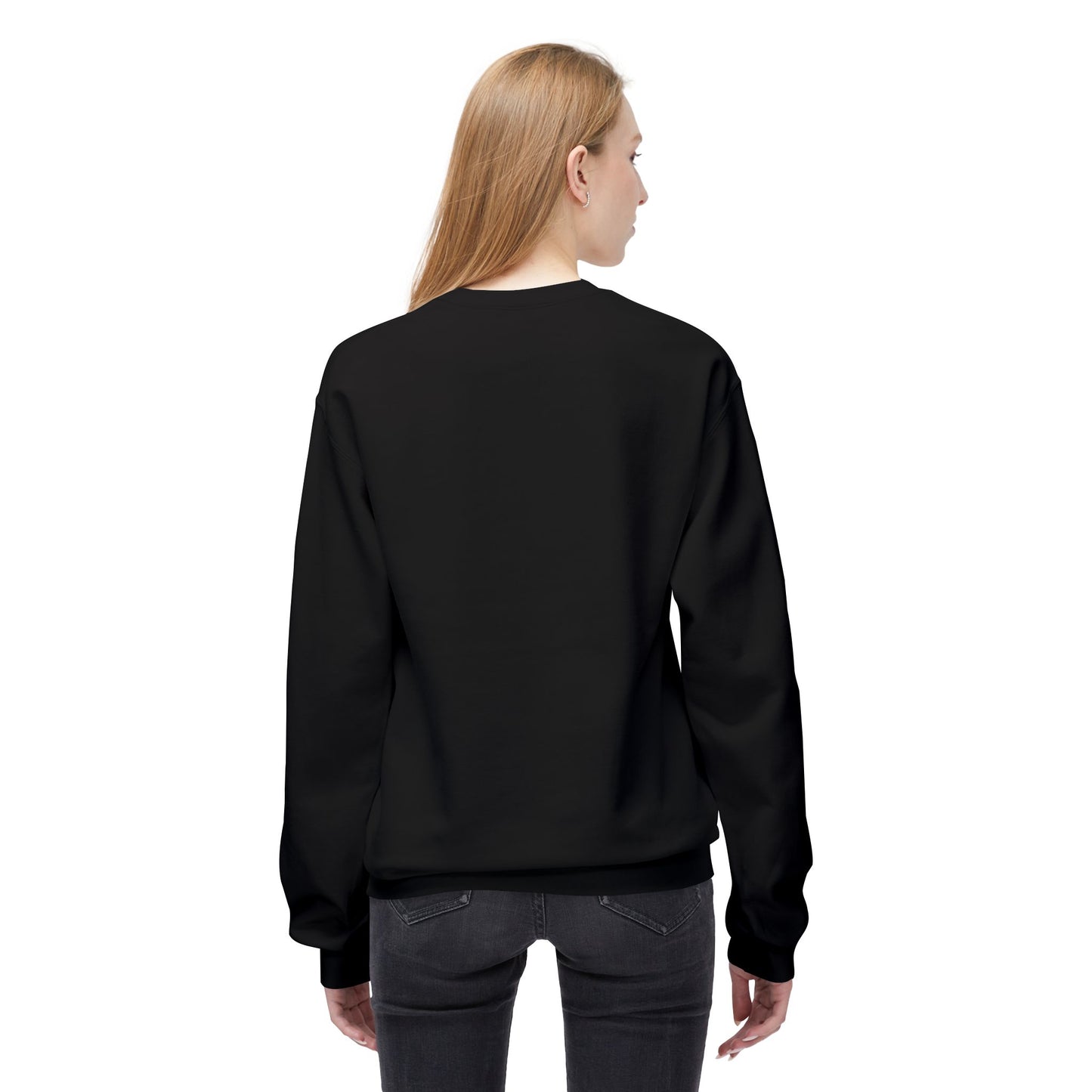EFe Unisex Fleece Crewneck Sweatshirt - Colorful Abstract Design