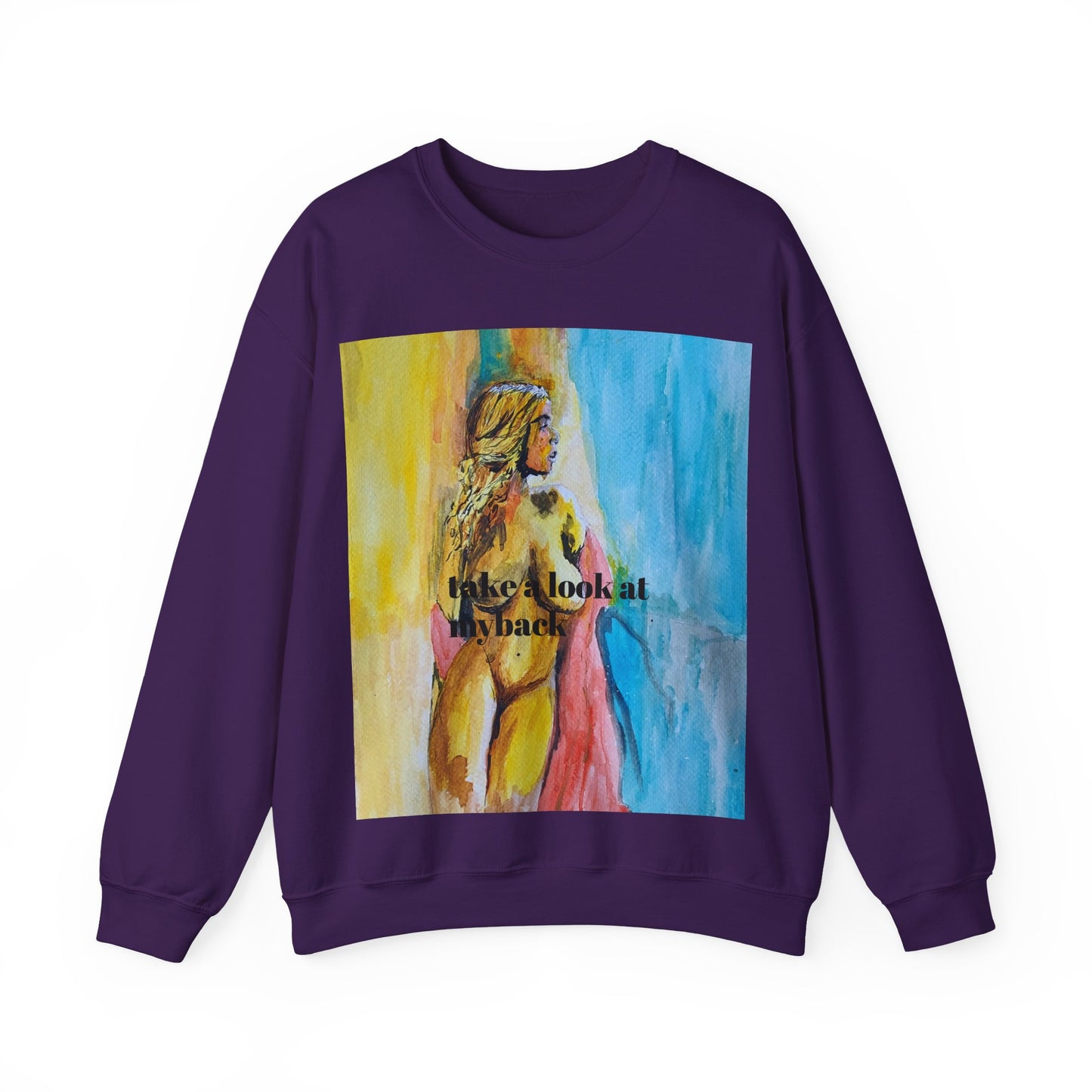 EFeWear Crewneck Sweatshirt 'Take a Look at My Back'