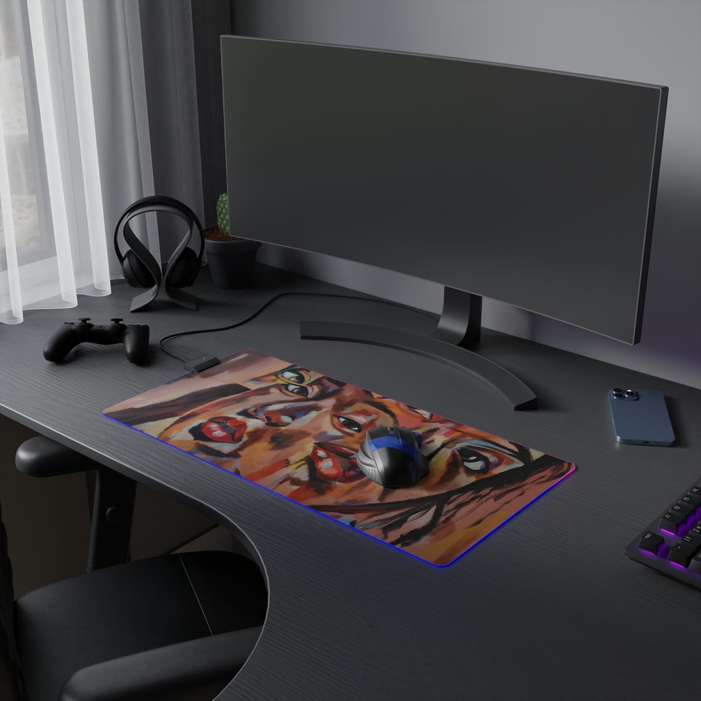 EFe LED Gaming Mouse Pad.
