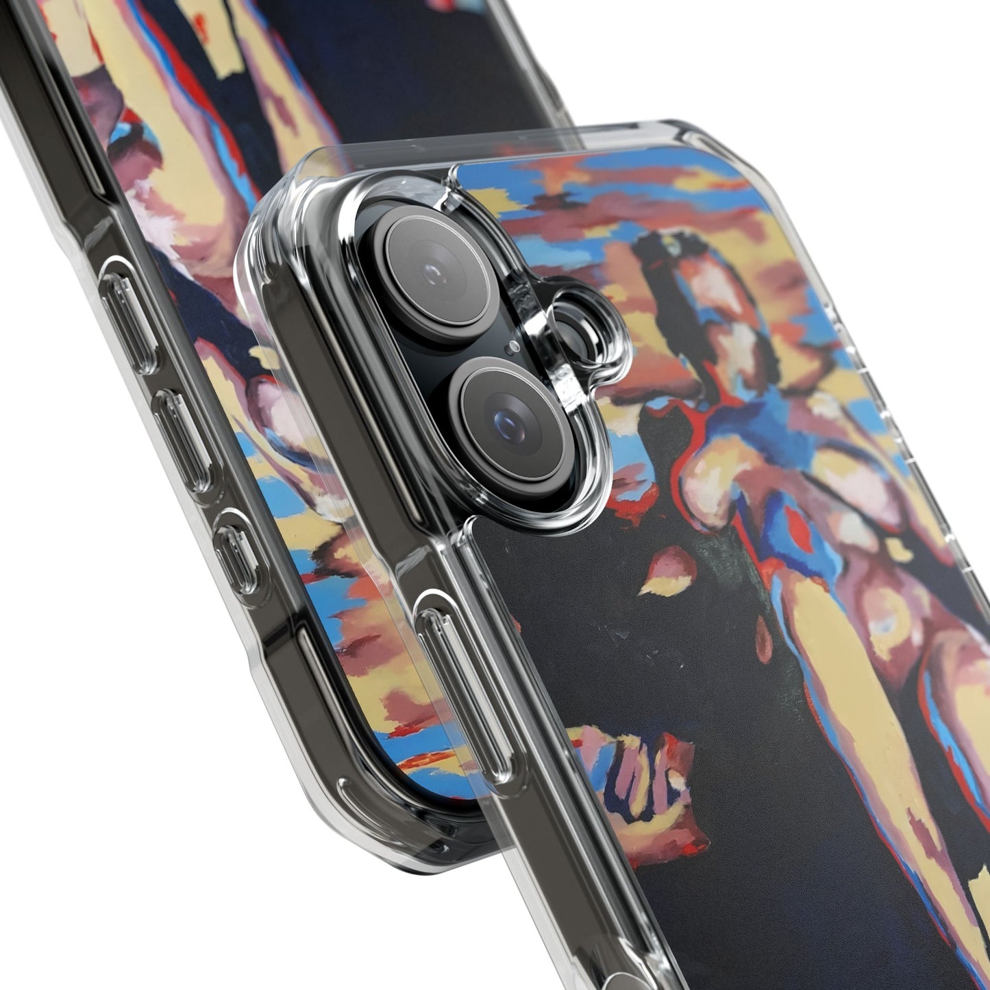 EFe Magnetic Clear printed Impact Case - Unique Phone Protection with Vibrant Painting Design