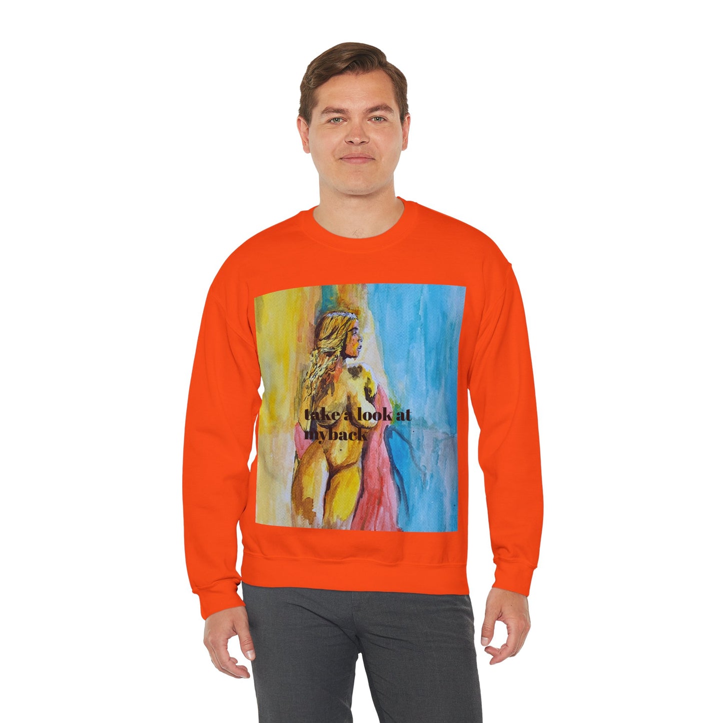 EFeWear Crewneck Sweatshirt 'Take a Look at My Back'