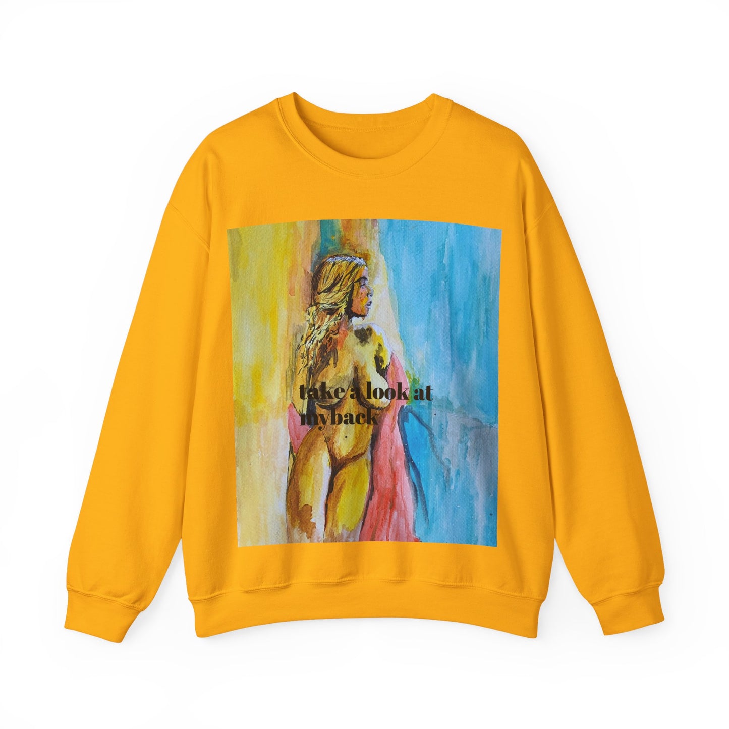 EFeWear Crewneck Sweatshirt 'Take a Look at My Back'