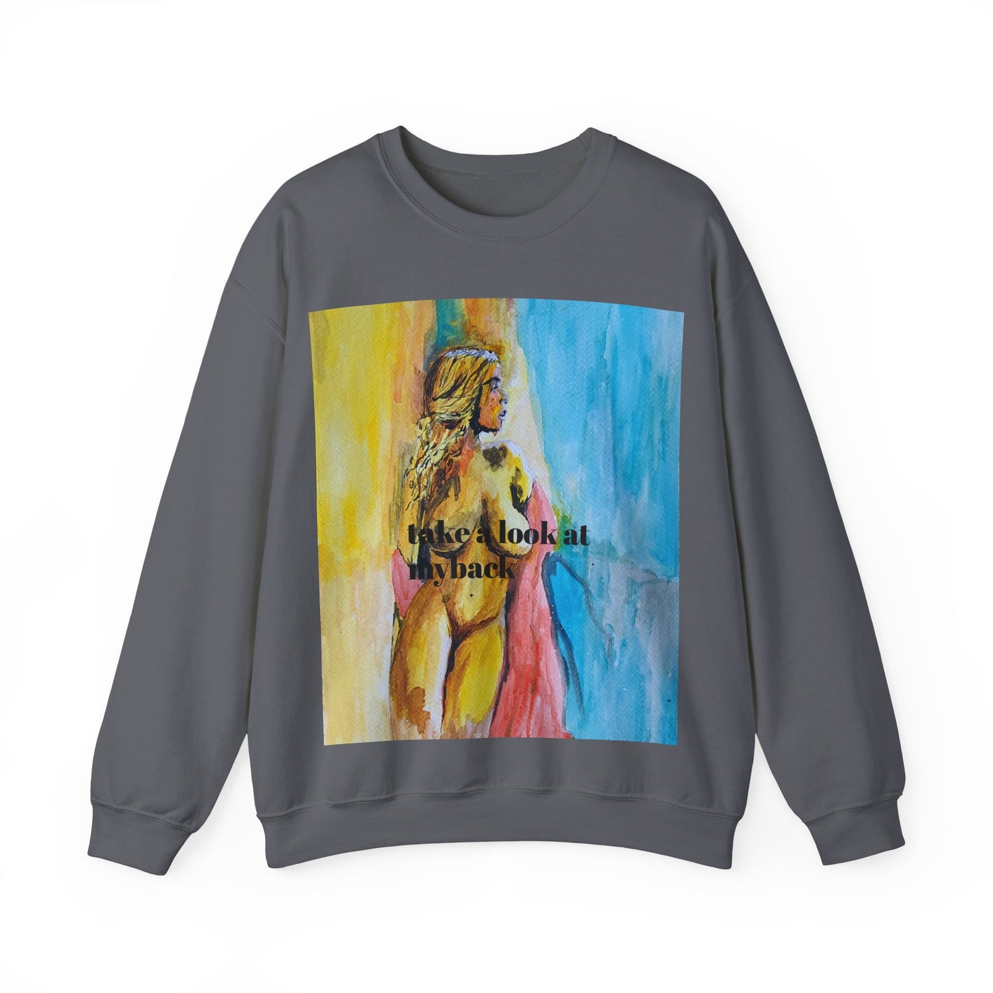 EFeWear Crewneck Sweatshirt 'Take a Look at My Back'