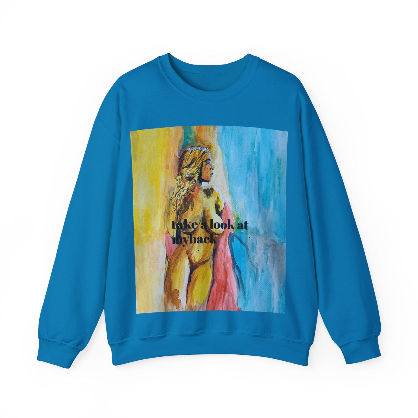 EFeWear Crewneck Sweatshirt 'Take a Look at My Back'