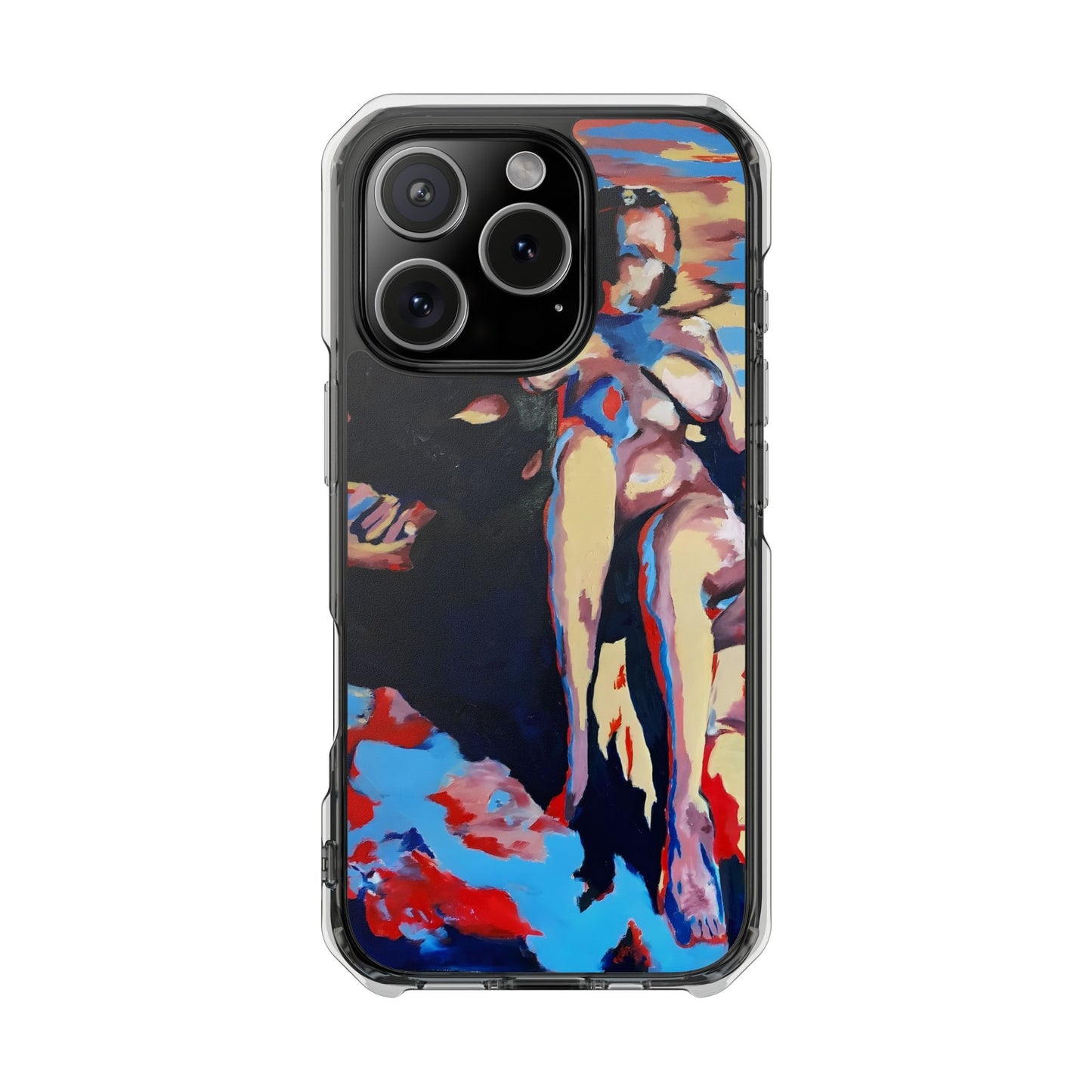 EFe Magnetic Clear printed Impact Case - Unique Phone Protection with Vibrant Painting Design