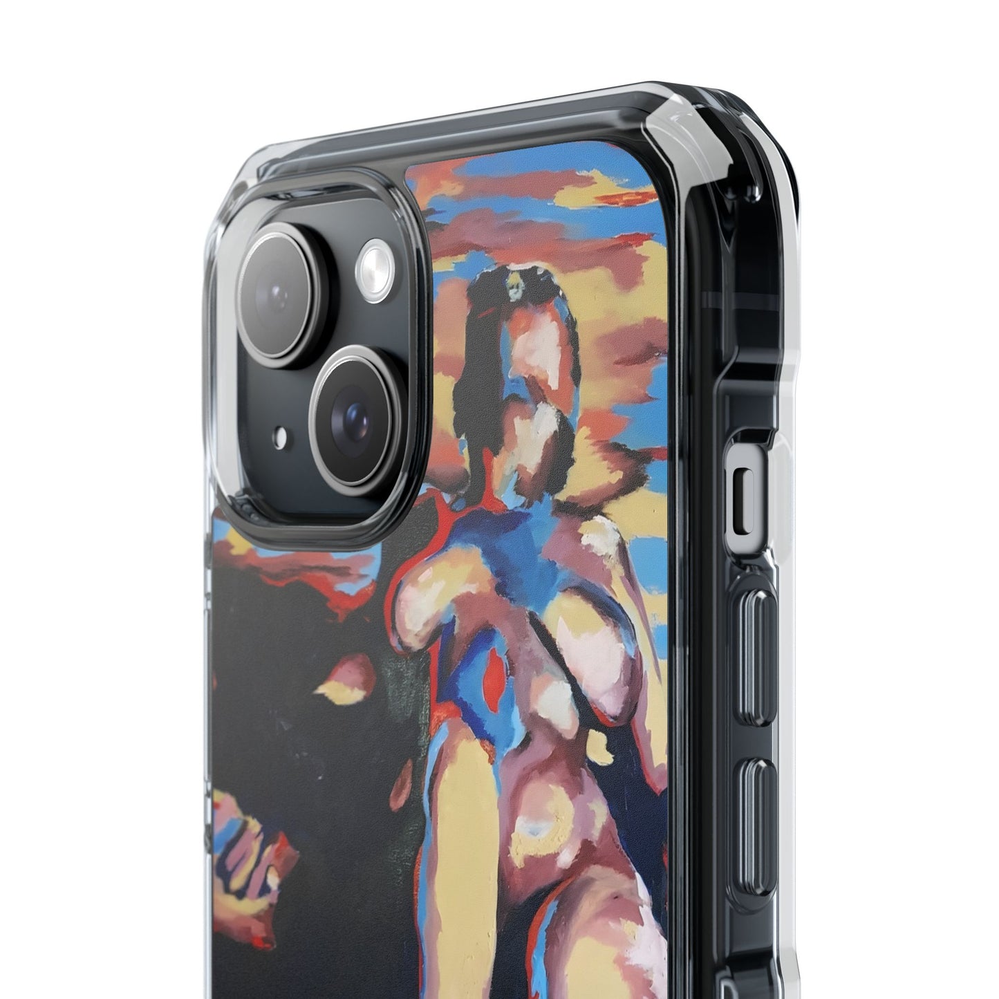 EFe Magnetic Clear printed Impact Case - Unique Phone Protection with Vibrant Painting Design