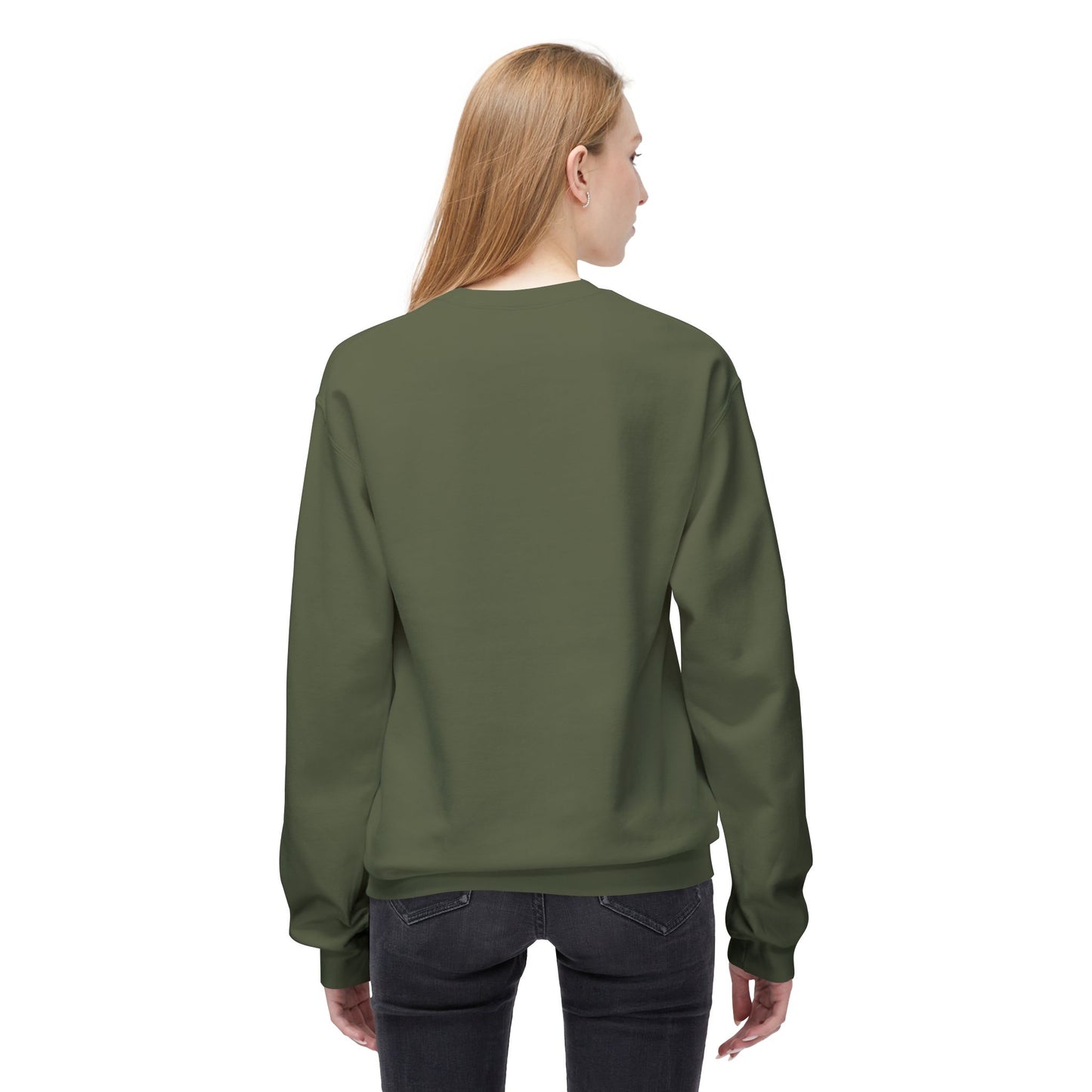 EFe Unisex Fleece Crewneck Sweatshirt - Colorful Abstract Design