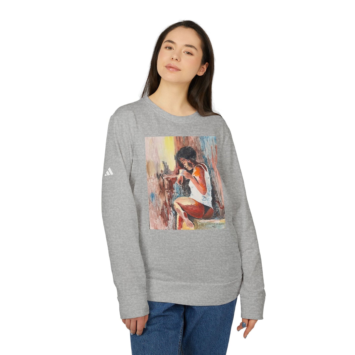 EFe art print Adidas Sweatshirt