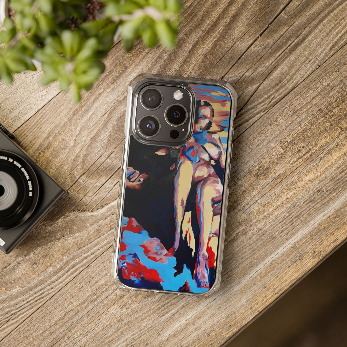 EFe Magnetic Clear printed Impact Case - Unique Phone Protection with Vibrant Painting Design
