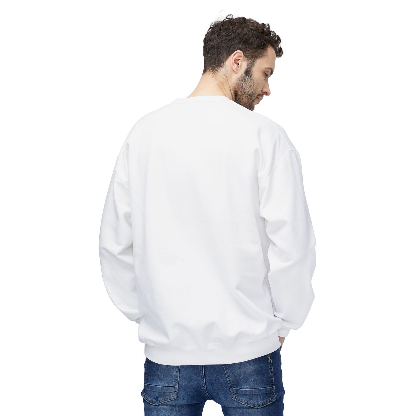EFe Unisex Fleece Crewneck Sweatshirt - Colorful Abstract Design