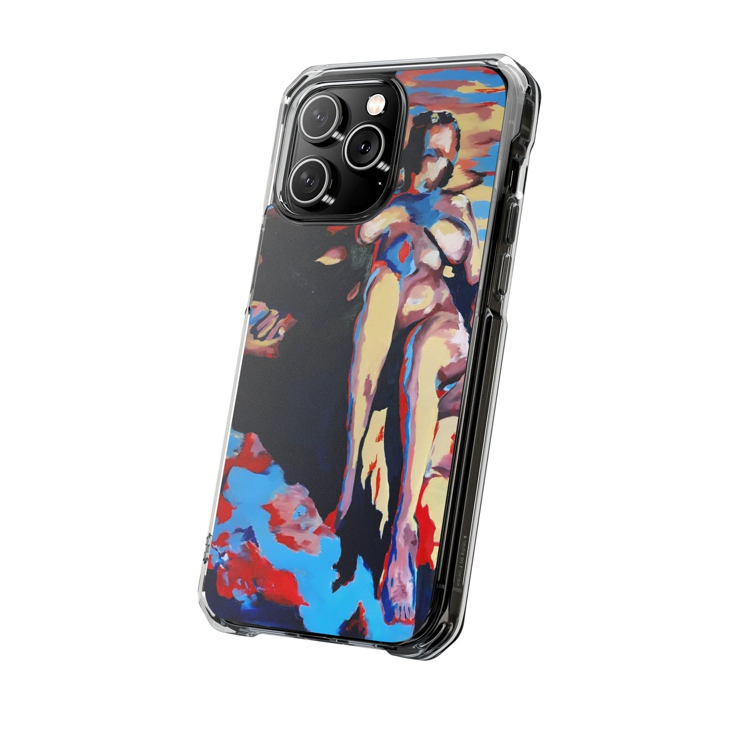 EFe Magnetic Clear printed Impact Case - Unique Phone Protection with Vibrant Painting Design