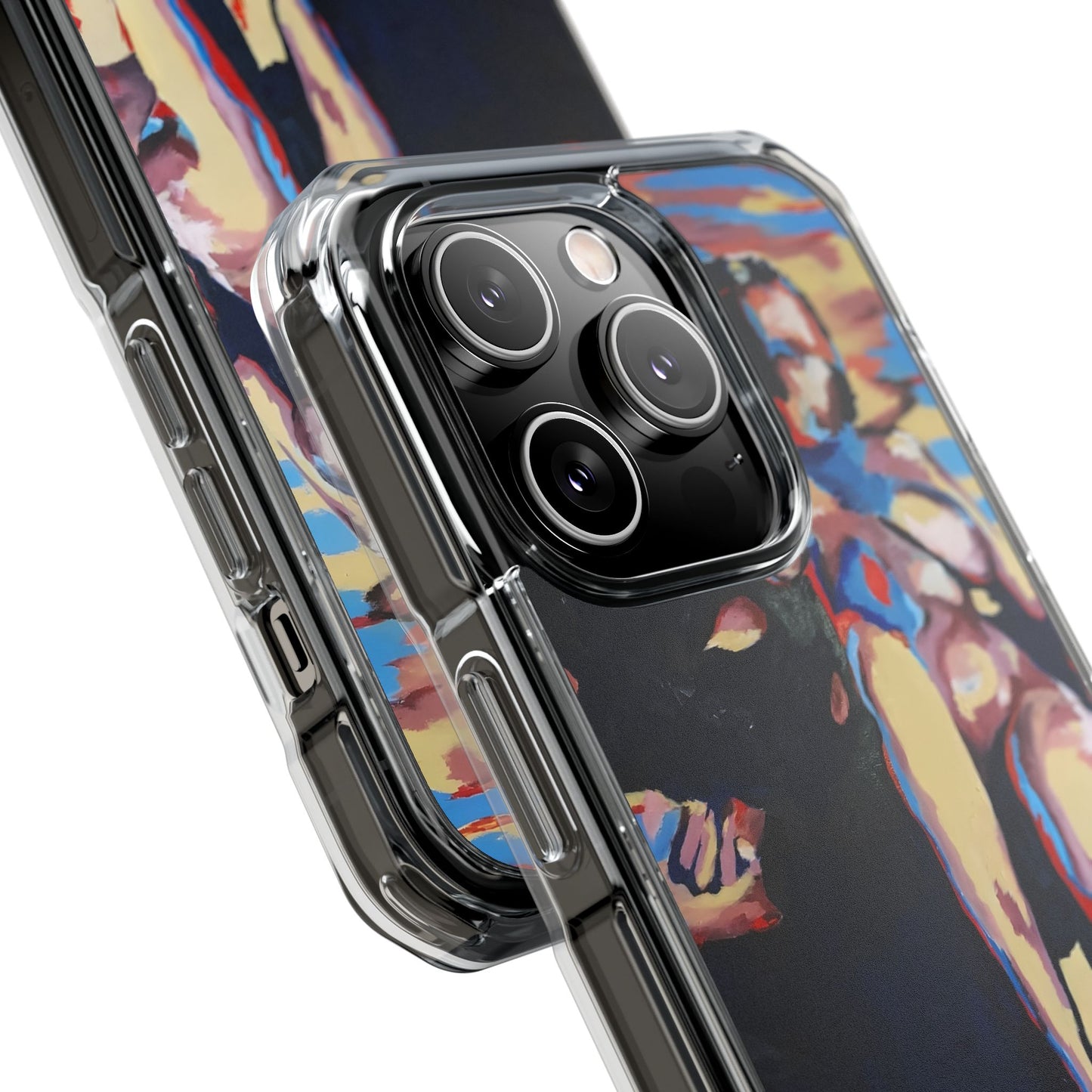EFe Magnetic Clear printed Impact Case - Unique Phone Protection with Vibrant Painting Design