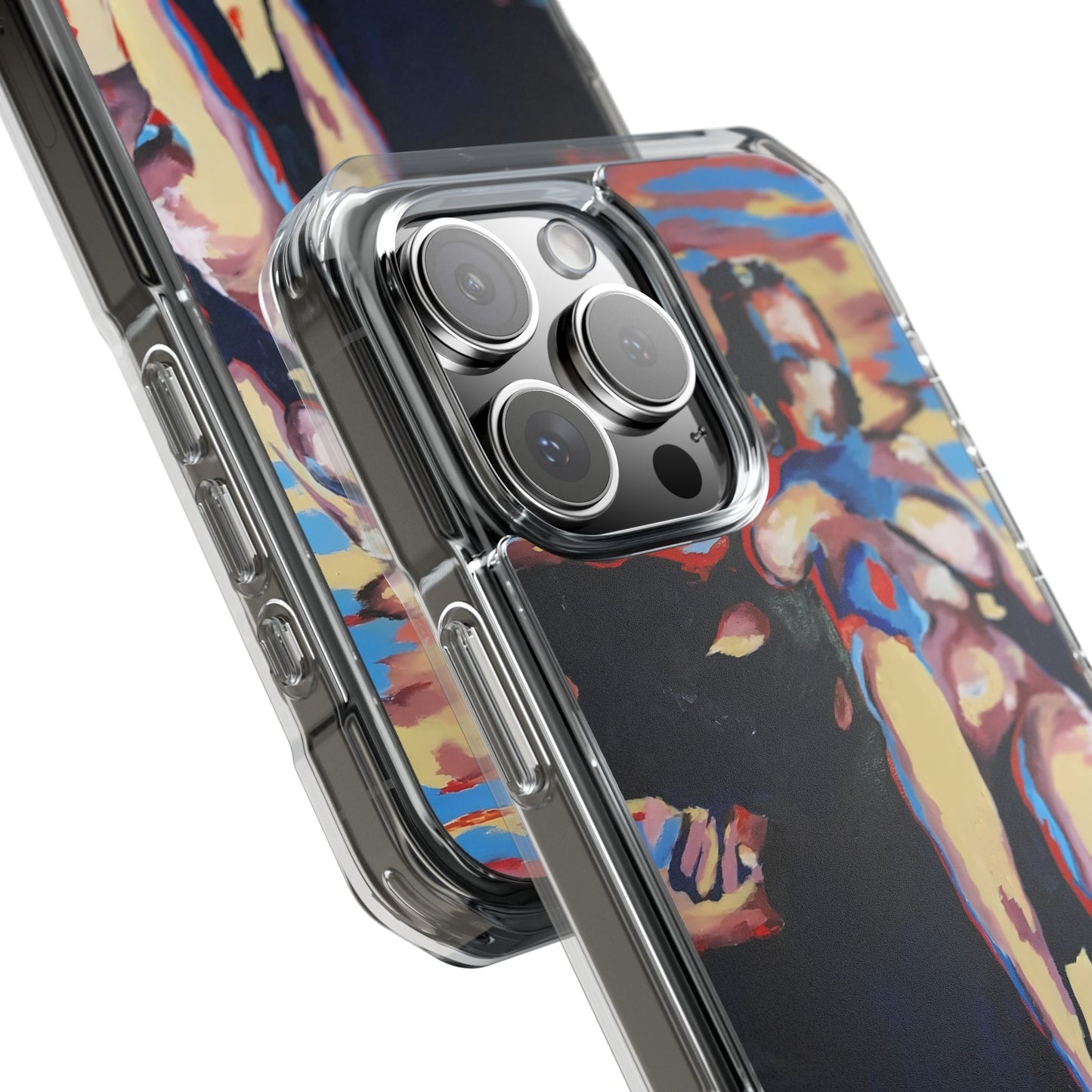 EFe Magnetic Clear printed Impact Case - Unique Phone Protection with Vibrant Painting Design