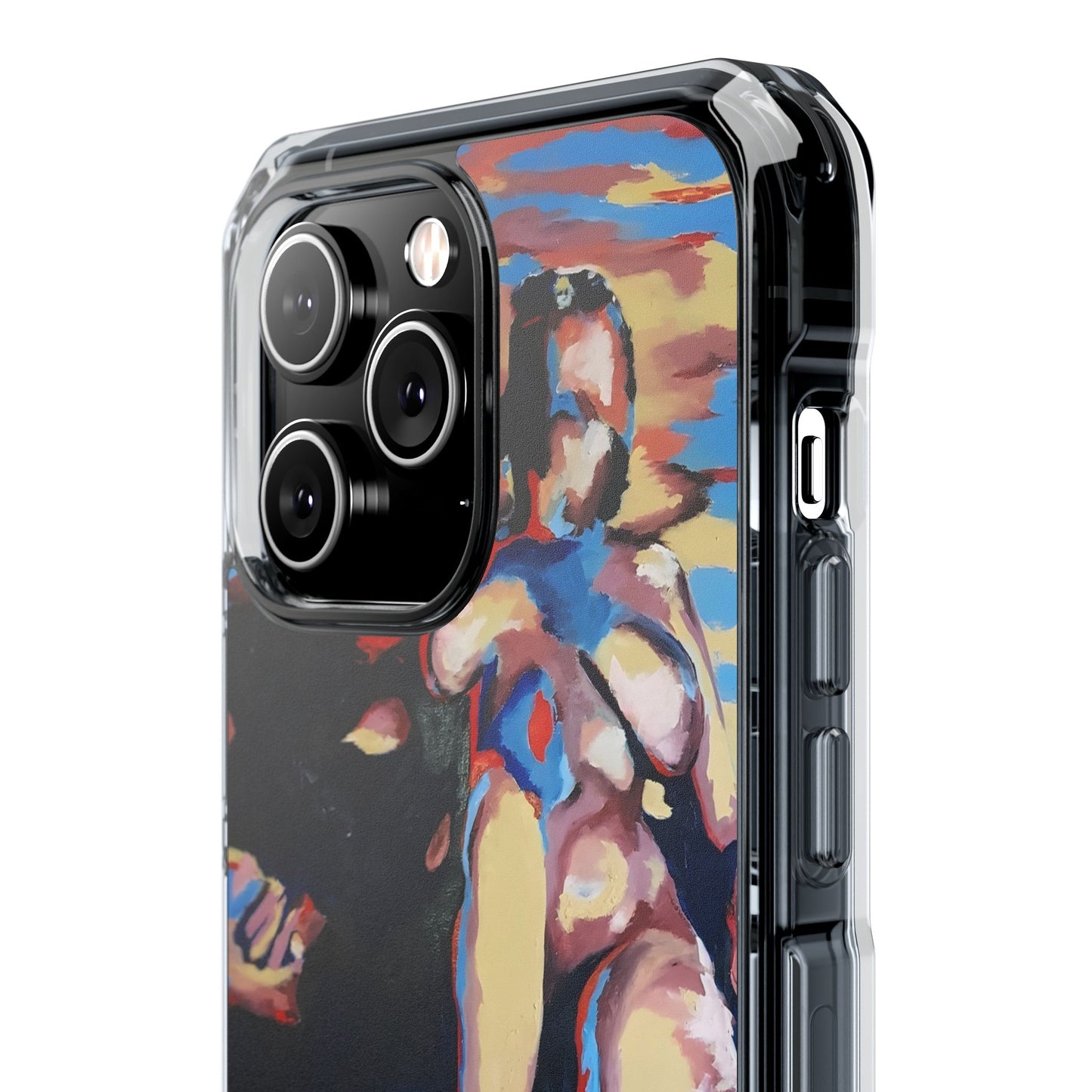 EFe Magnetic Clear printed Impact Case - Unique Phone Protection with Vibrant Painting Design
