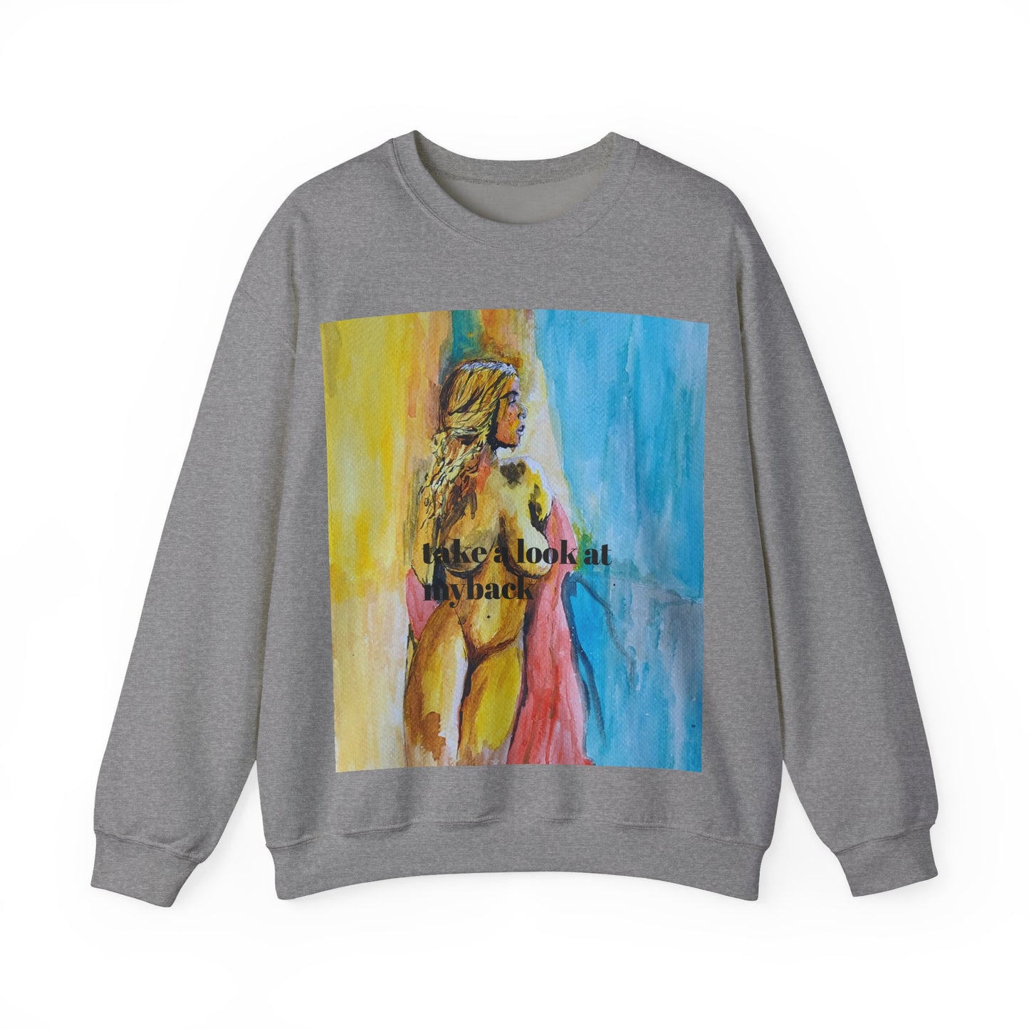 EFeWear Crewneck Sweatshirt 'Take a Look at My Back'