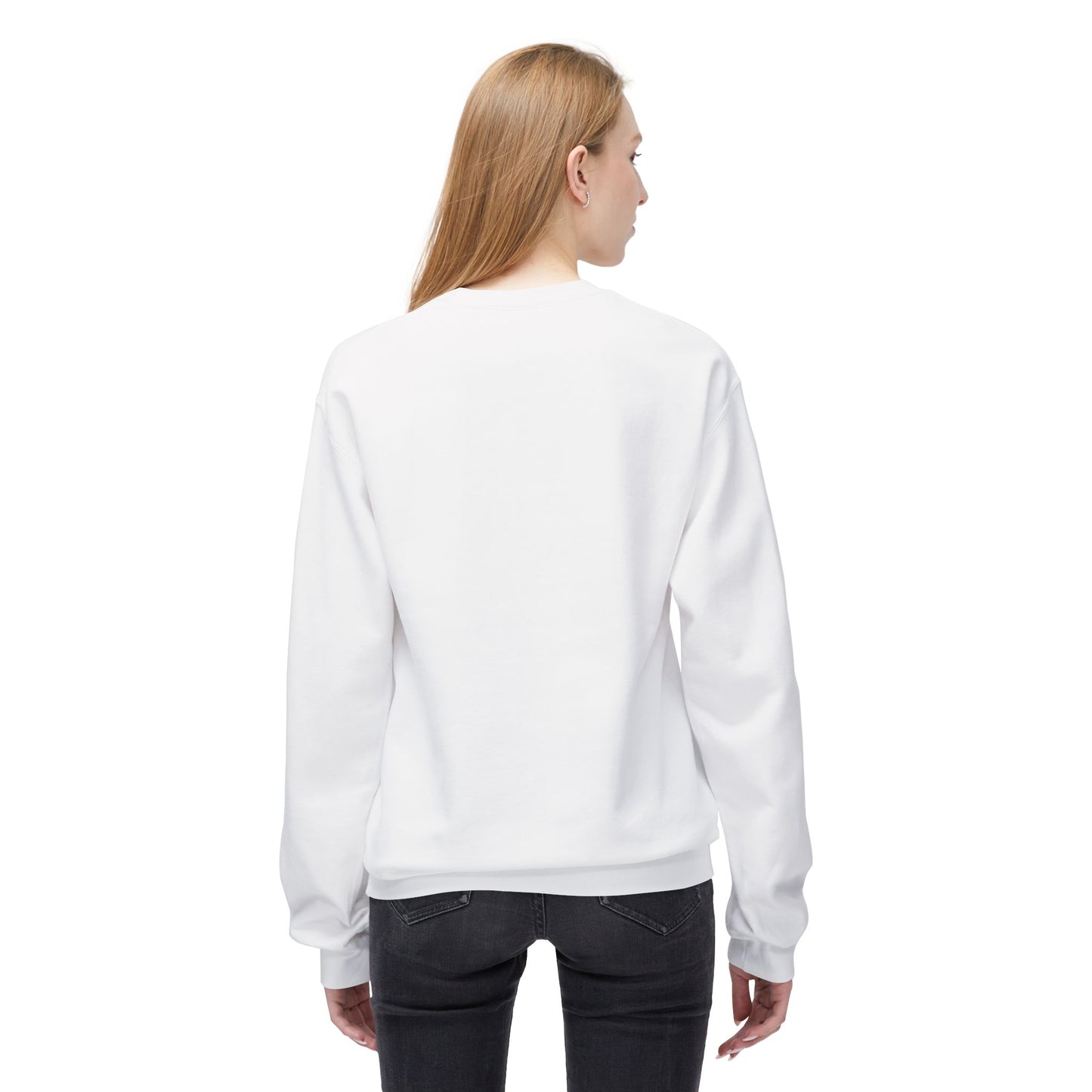 EFe Unisex Fleece Crewneck Sweatshirt - Colorful Abstract Design