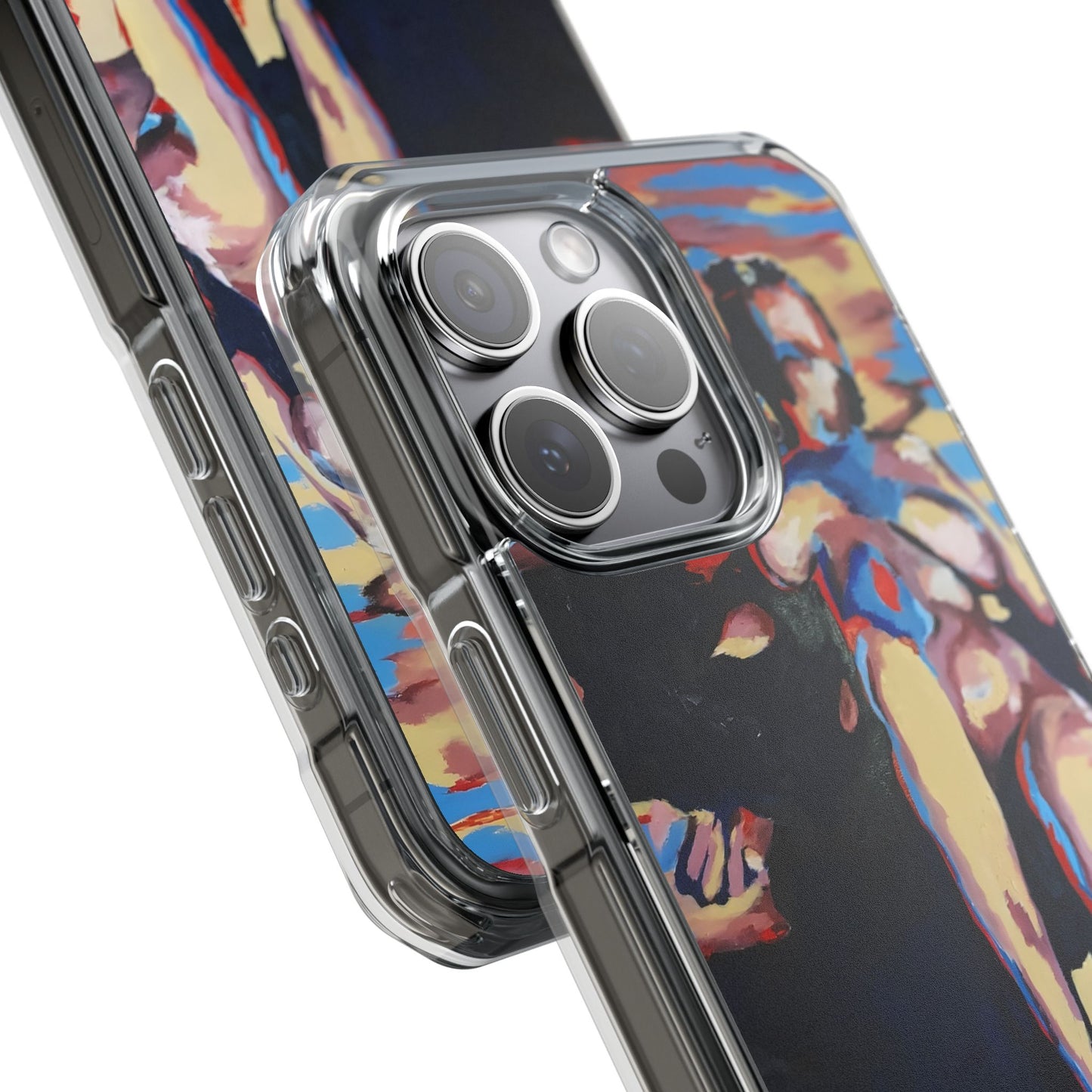 EFe Magnetic Clear printed Impact Case - Unique Phone Protection with Vibrant Painting Design