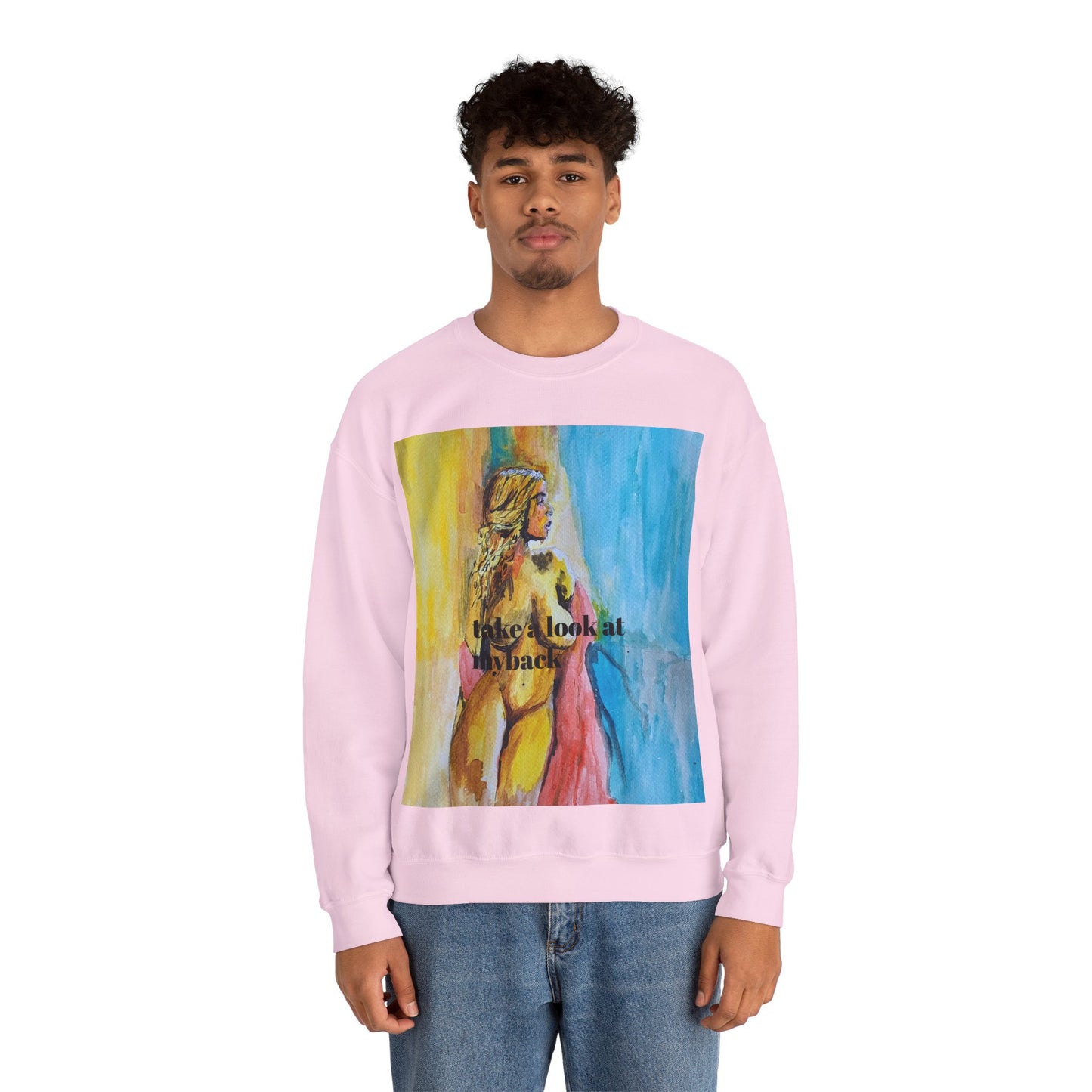 EFeWear Crewneck Sweatshirt 'Take a Look at My Back'