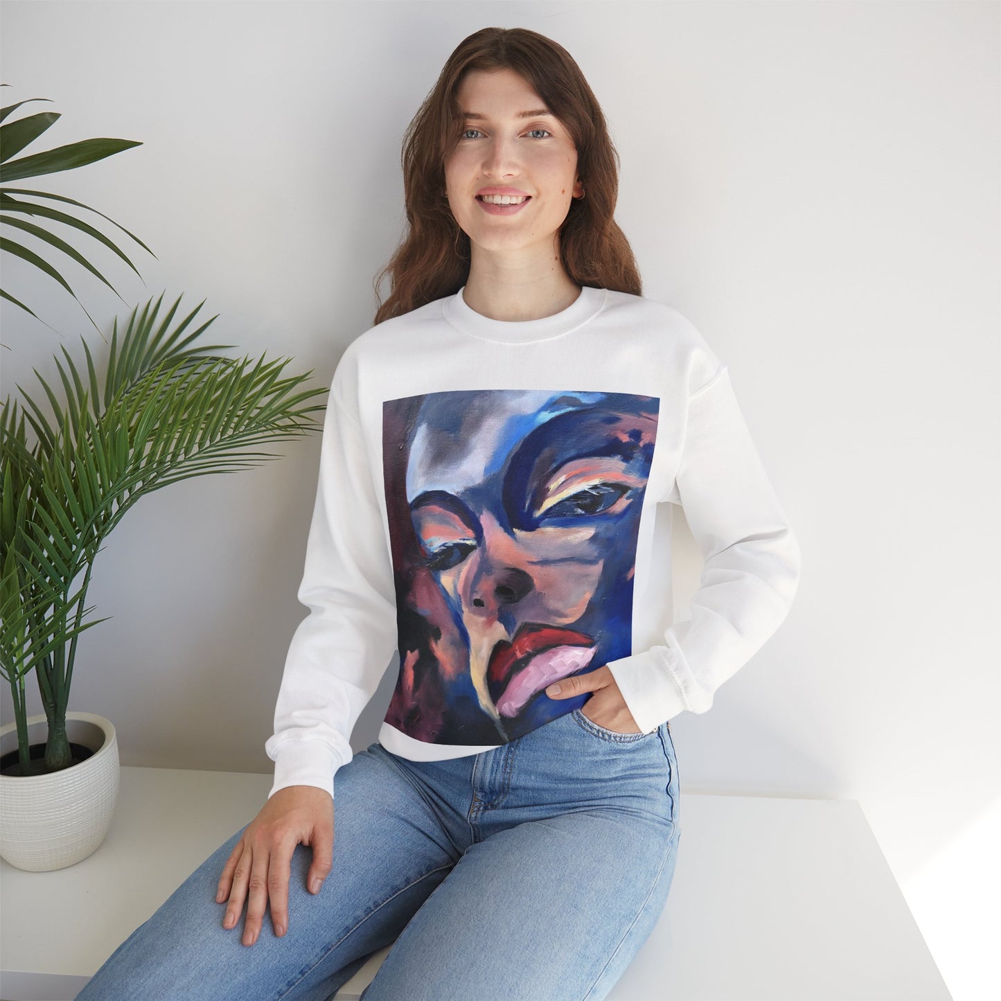 EFe Vibrant Artistry Sweatshirt - Unisex Crewneck