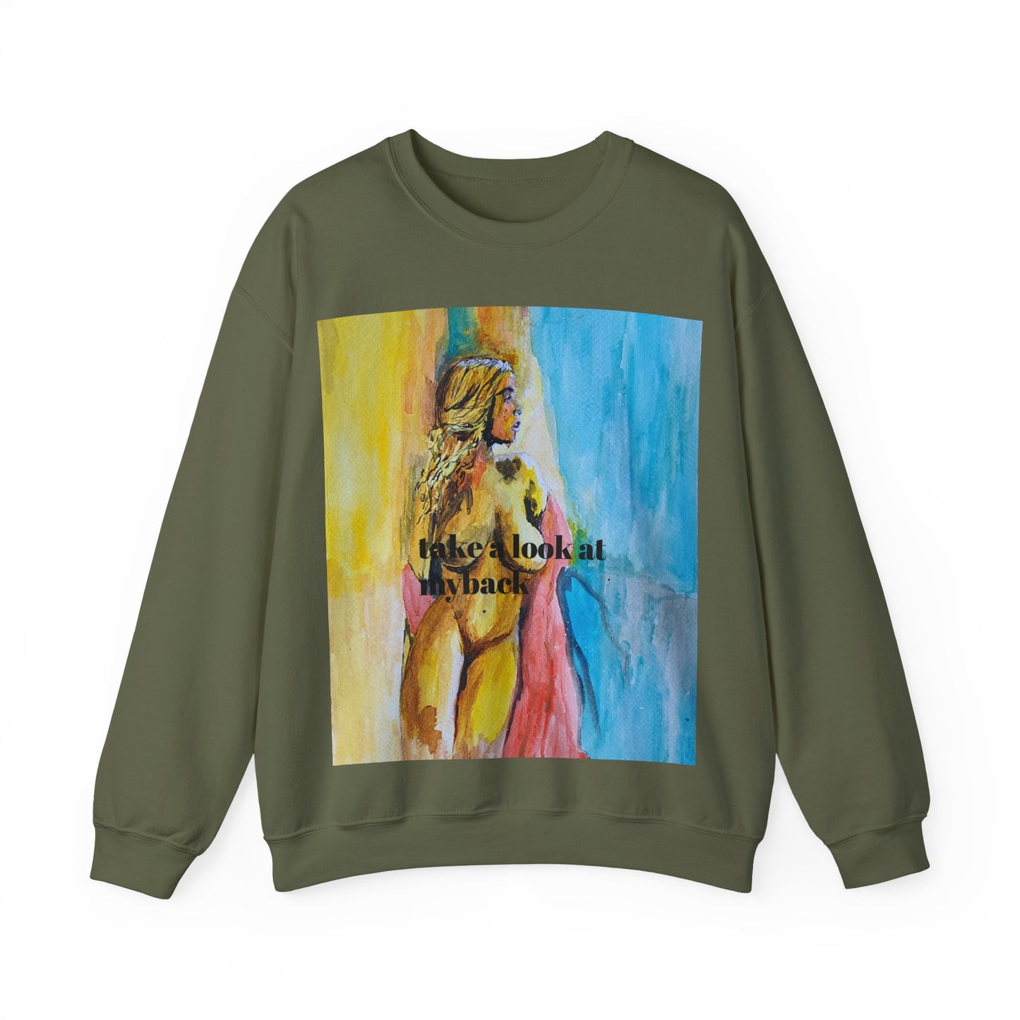 EFeWear Crewneck Sweatshirt 'Take a Look at My Back'