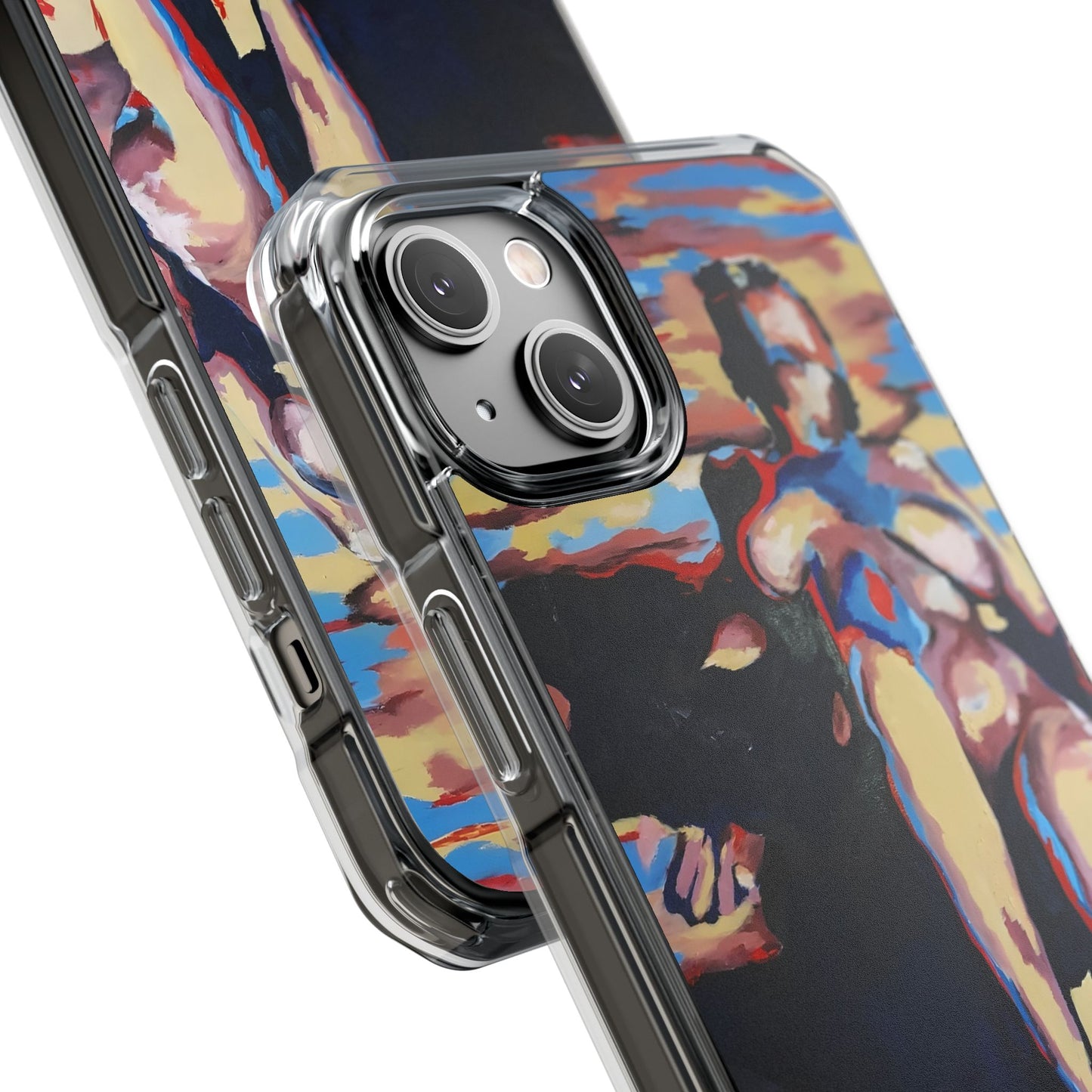 EFe Magnetic Clear printed Impact Case - Unique Phone Protection with Vibrant Painting Design