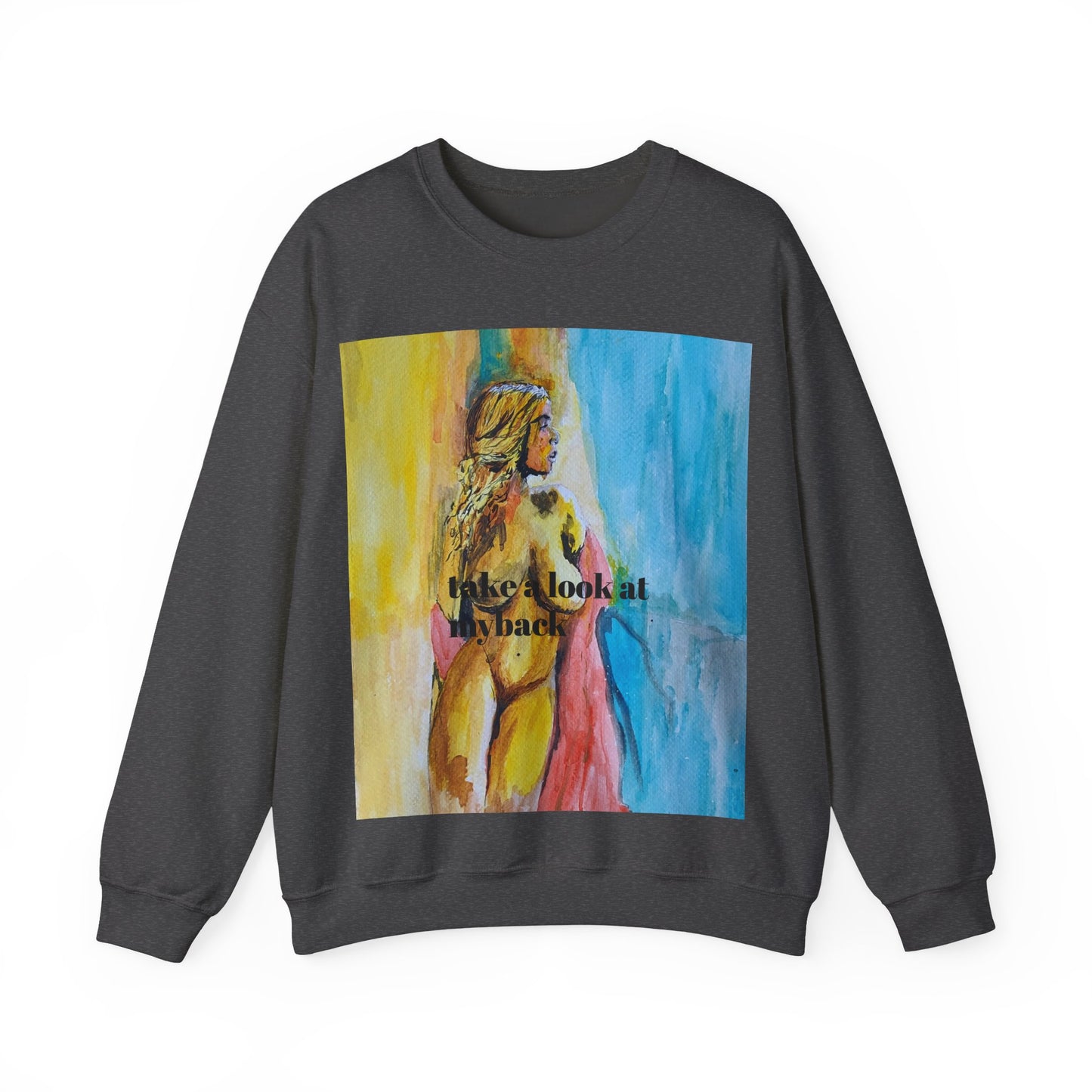 EFeWear Crewneck Sweatshirt 'Take a Look at My Back'