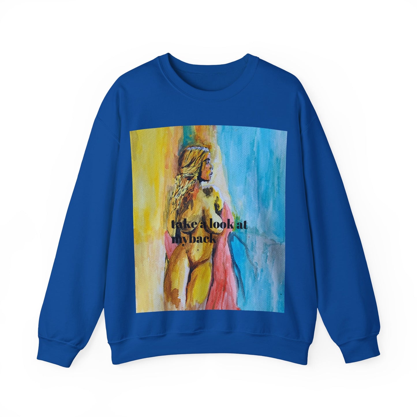 EFeWear Crewneck Sweatshirt 'Take a Look at My Back'