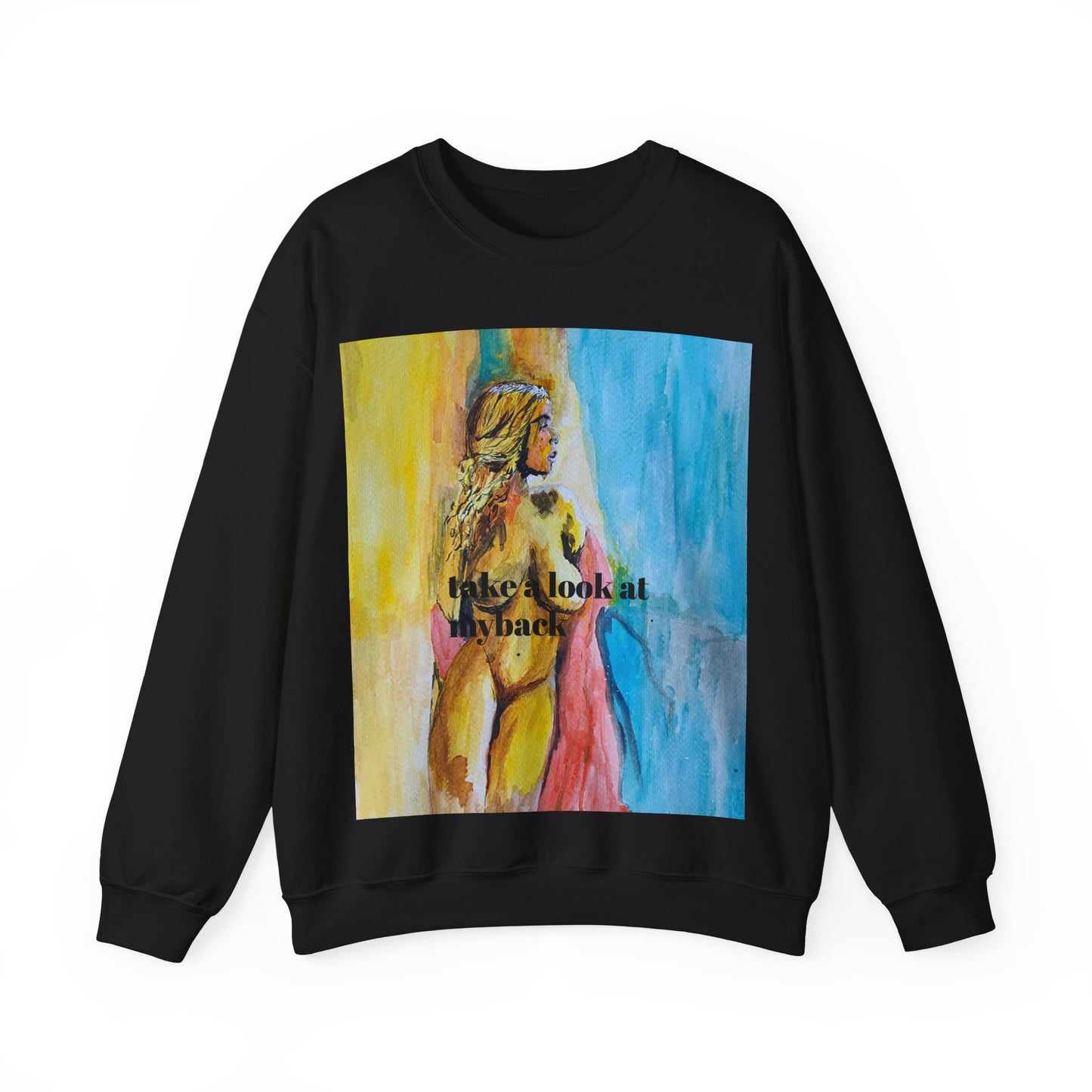 EFeWear Crewneck Sweatshirt 'Take a Look at My Back'