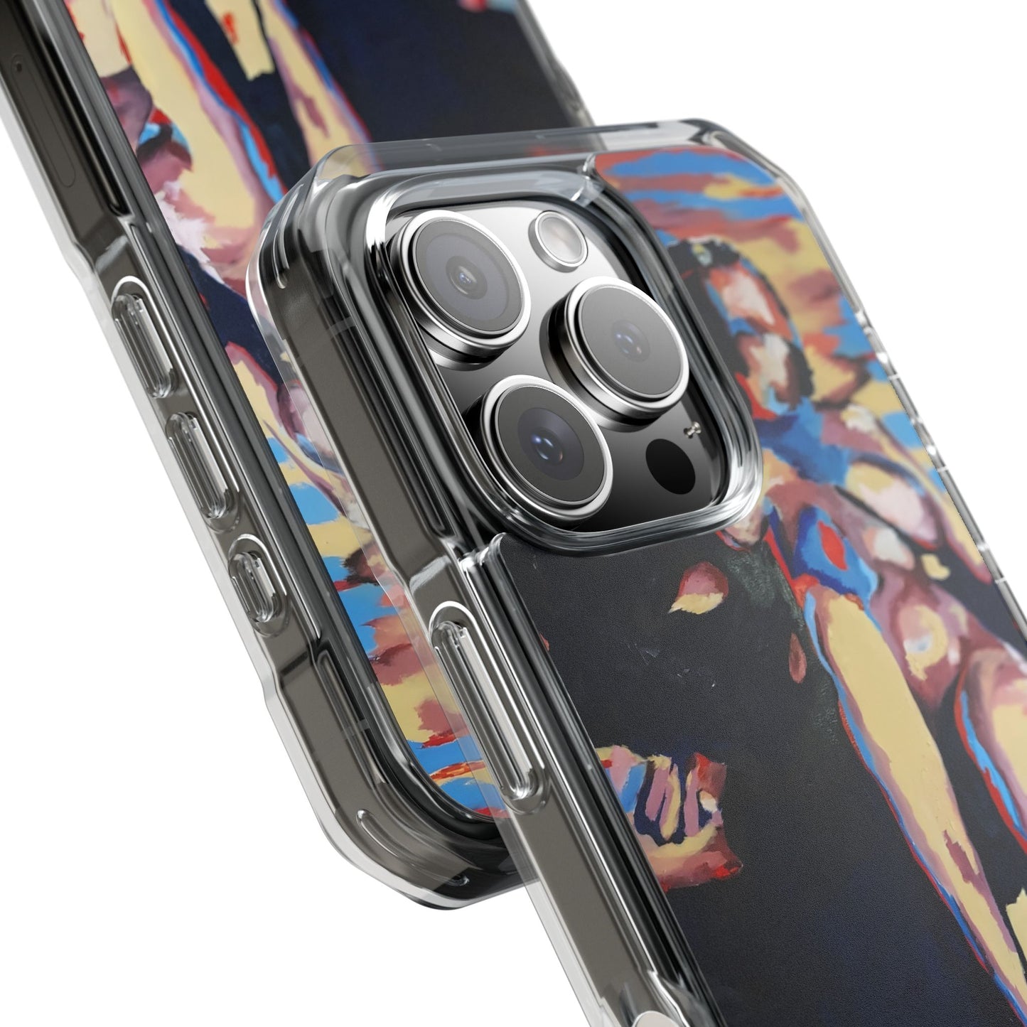 EFe Magnetic Clear printed Impact Case - Unique Phone Protection with Vibrant Painting Design