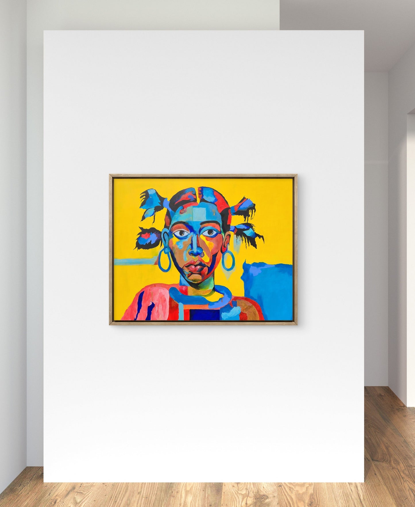 Vibrant Abstract Portrait