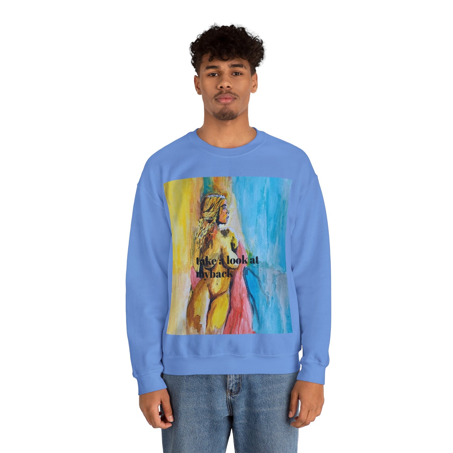 EFeWear Crewneck Sweatshirt 'Take a Look at My Back'
