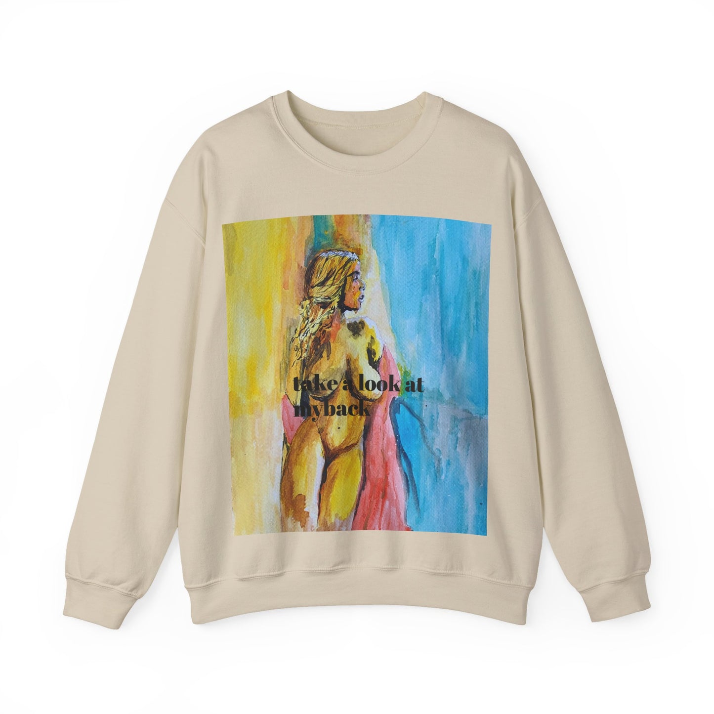 EFeWear Crewneck Sweatshirt 'Take a Look at My Back'