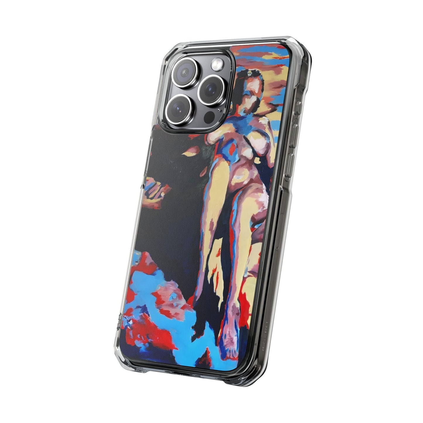 EFe Magnetic Clear printed Impact Case - Unique Phone Protection with Vibrant Painting Design