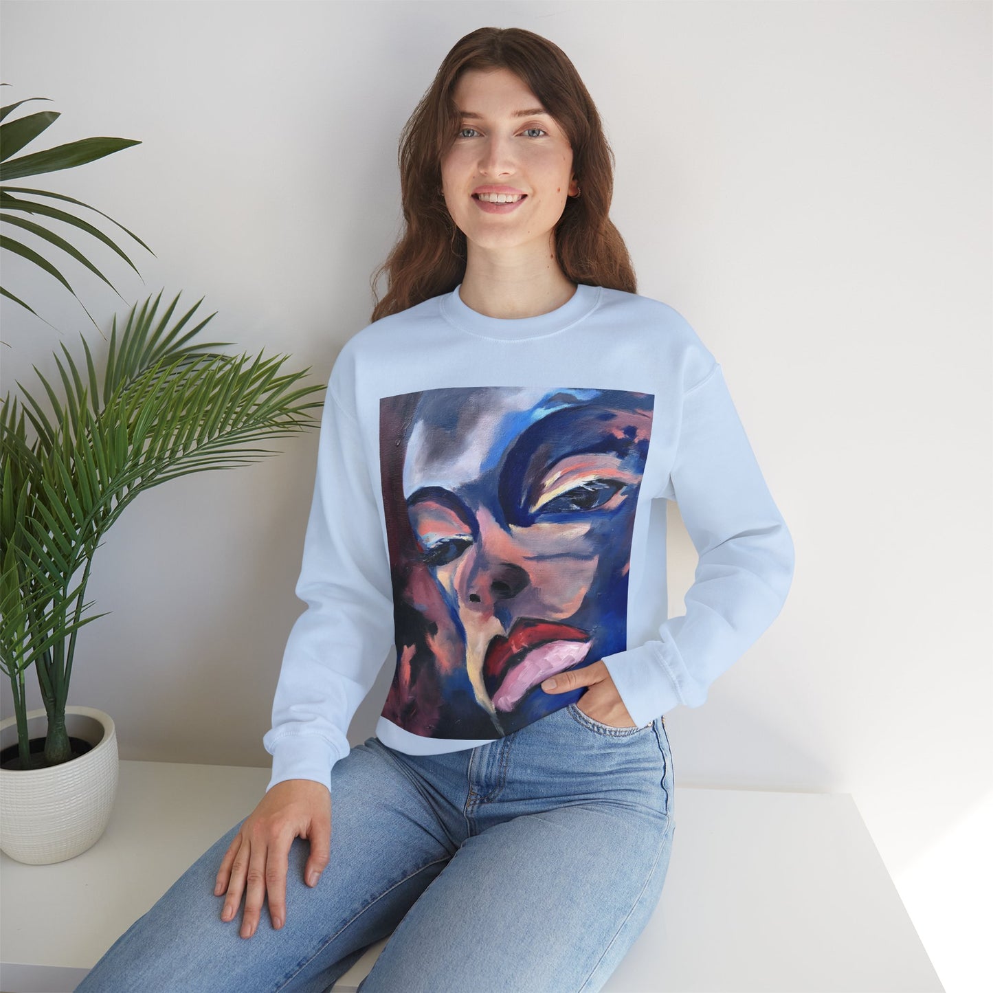 EFe Vibrant Artistry Sweatshirt - Unisex Crewneck