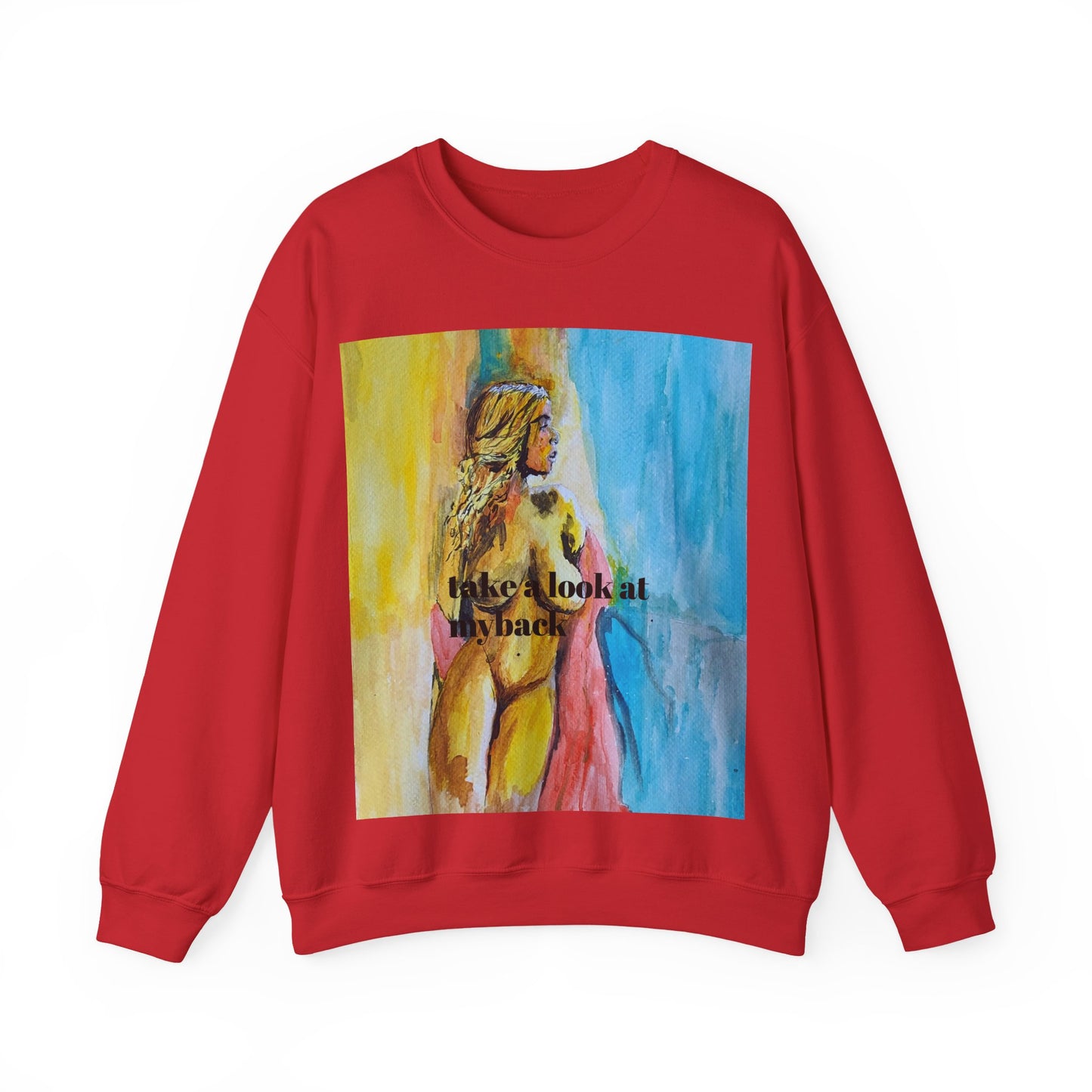 EFeWear Crewneck Sweatshirt 'Take a Look at My Back'