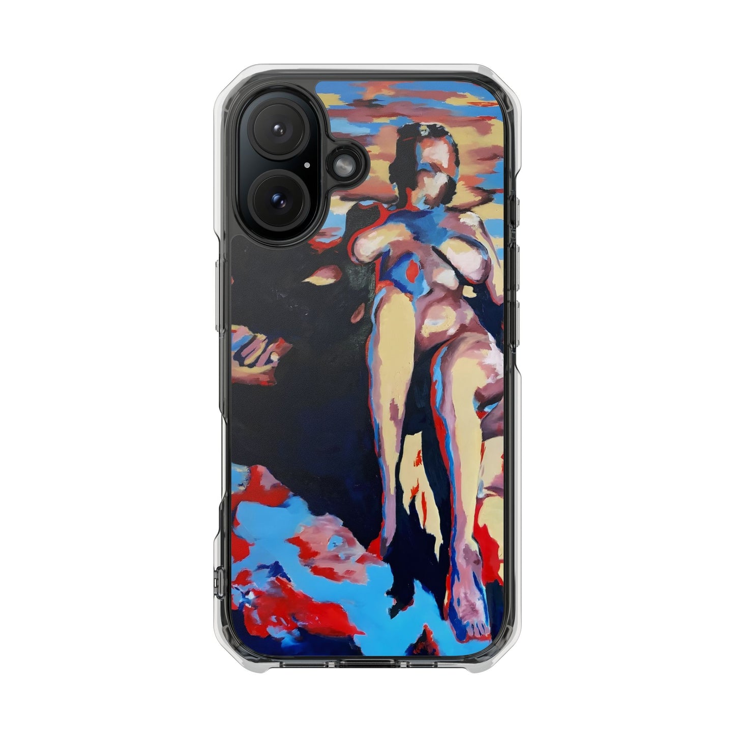 EFe Magnetic Clear printed Impact Case - Unique Phone Protection with Vibrant Painting Design