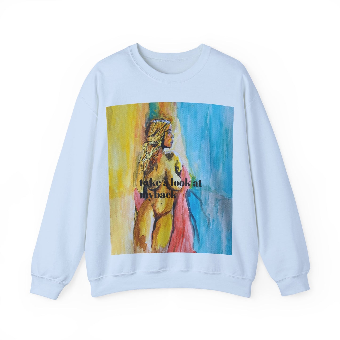 EFeWear Crewneck Sweatshirt 'Take a Look at My Back'