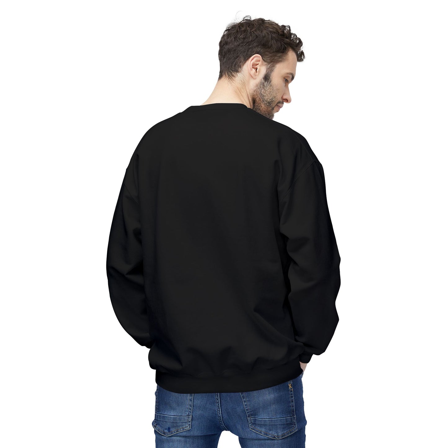 EFe Unisex Fleece Crewneck Sweatshirt - Colorful Abstract Design