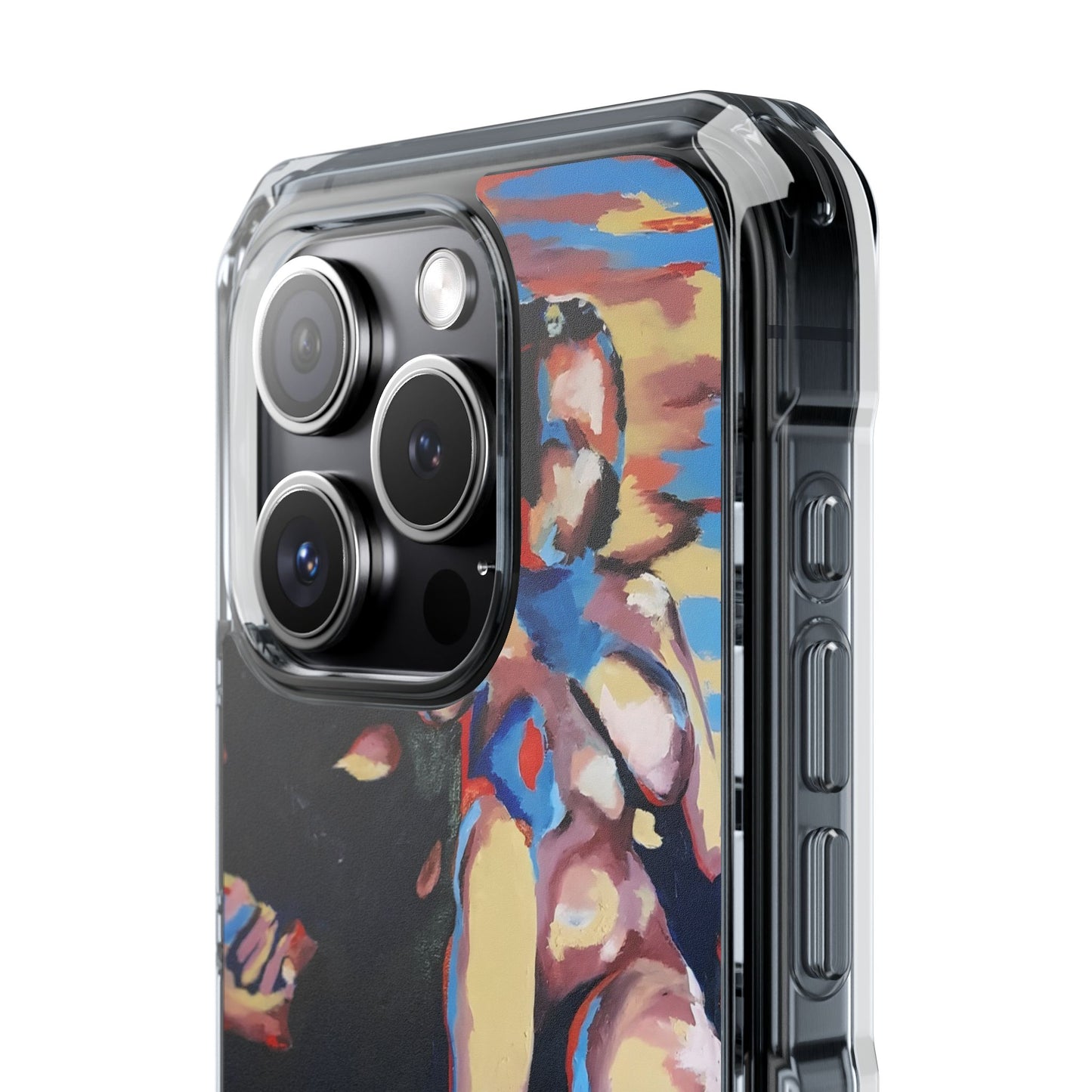 EFe Magnetic Clear printed Impact Case - Unique Phone Protection with Vibrant Painting Design