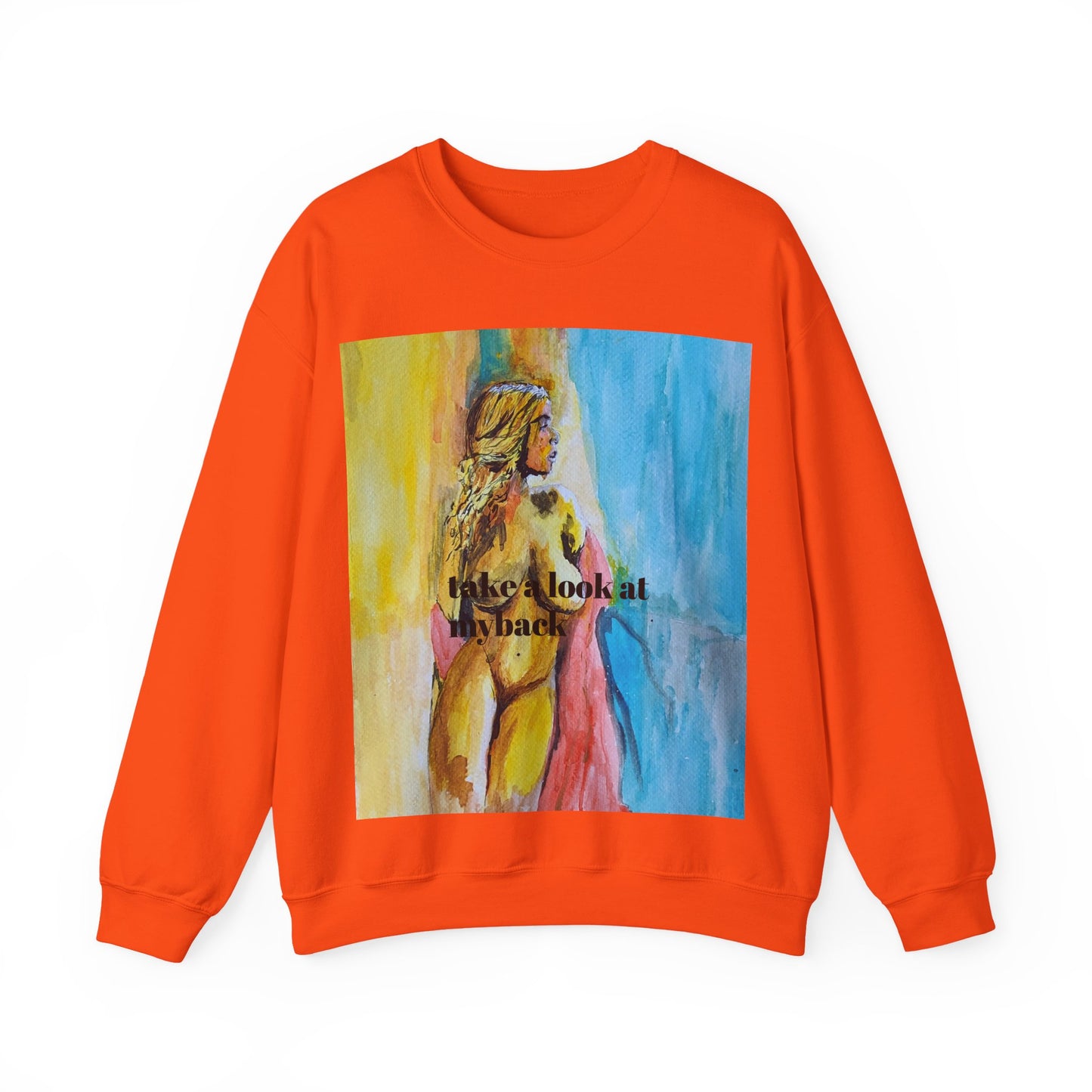 EFeWear Crewneck Sweatshirt 'Take a Look at My Back'