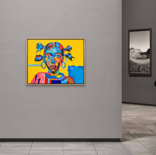 Vibrant Abstract Portrait