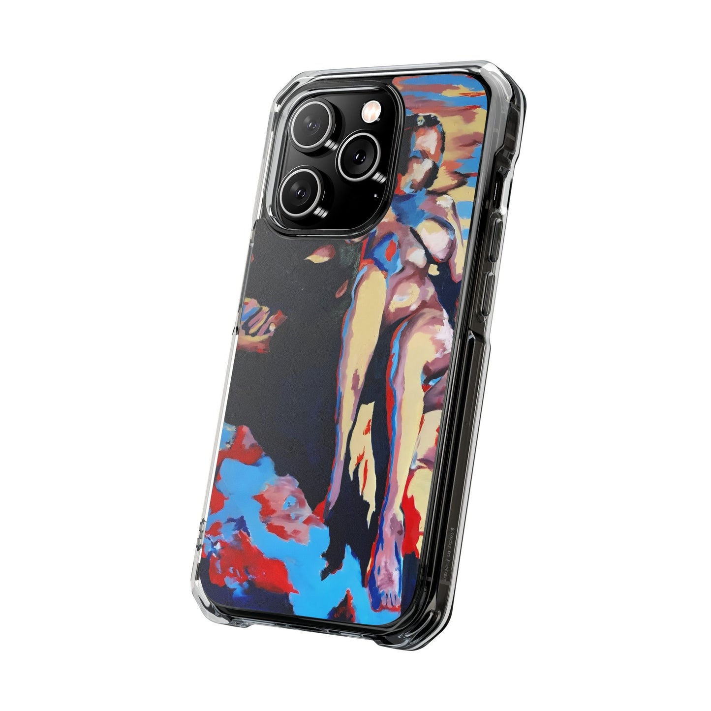 EFe Magnetic Clear printed Impact Case - Unique Phone Protection with Vibrant Painting Design
